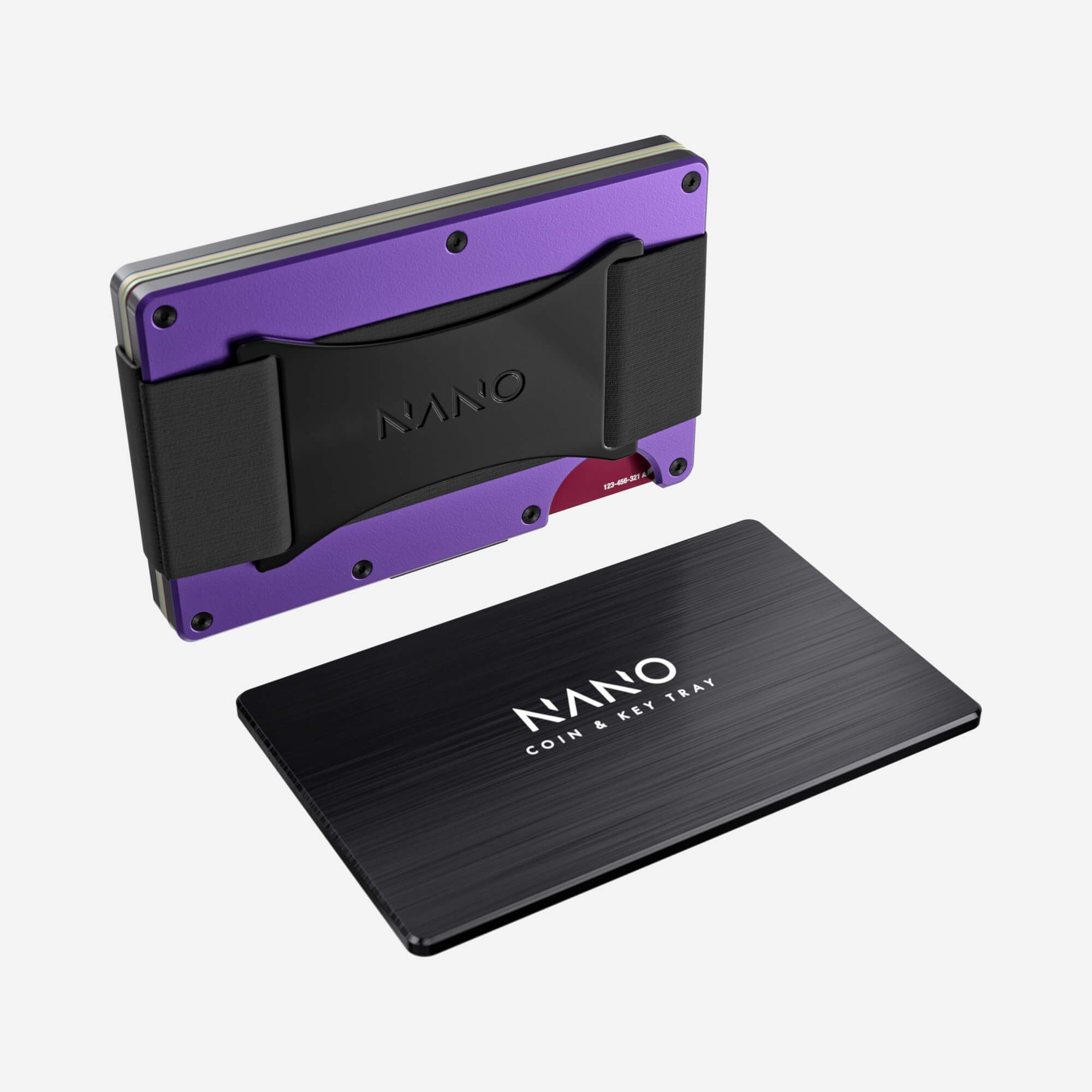 Cash Strap Wallet (Nebula Purple) Essential Bundle