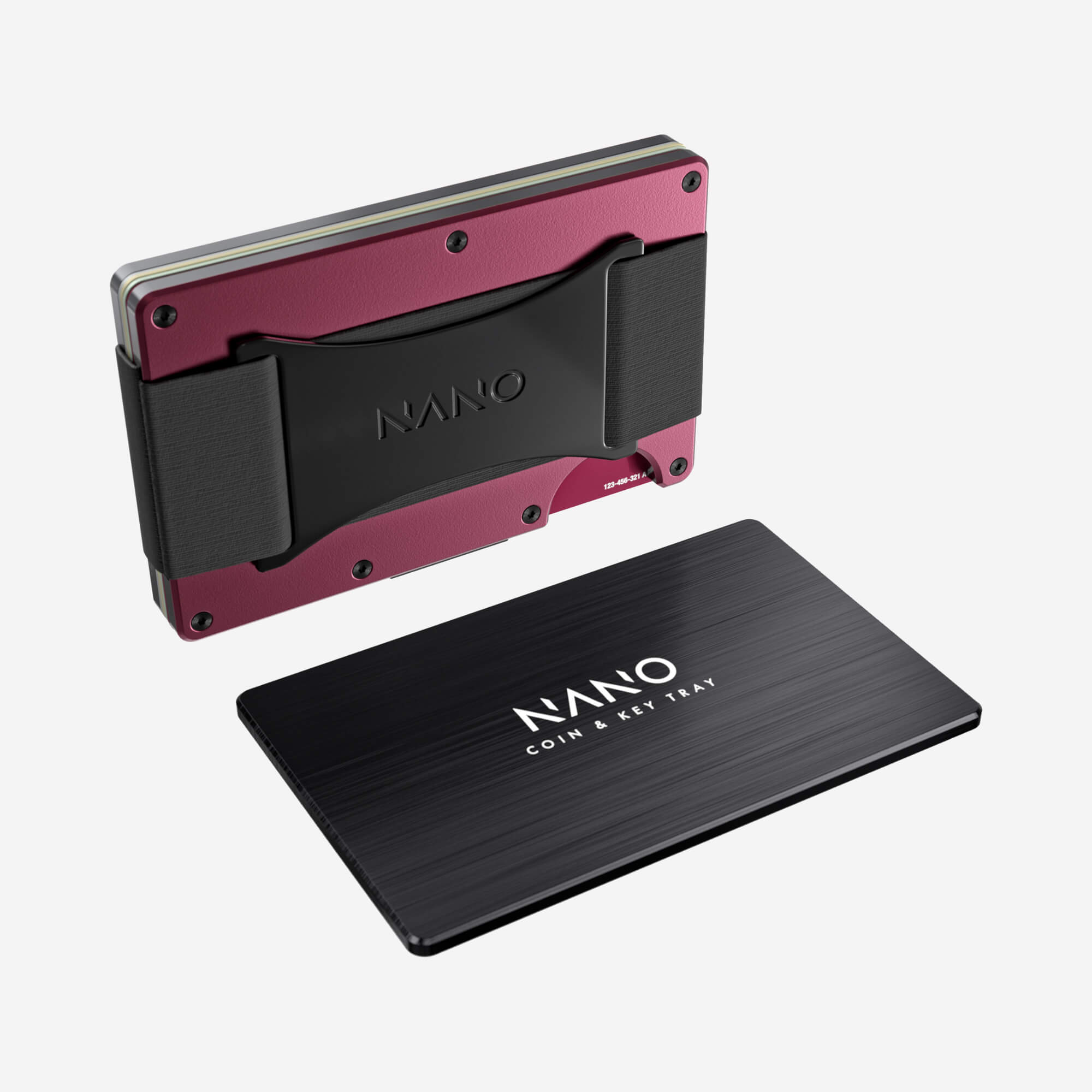 Personalised Cash Strap Wallet (Portofino Red) Essential Bundle