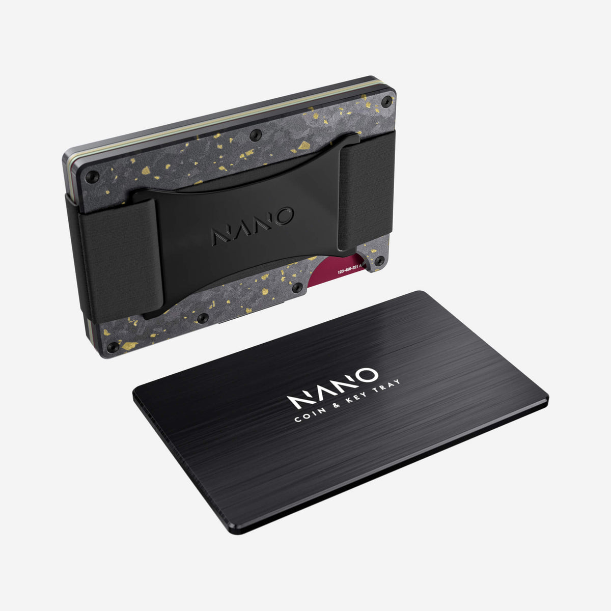 Cash Strap Wallet (Nero/Oro) Essential Bundle