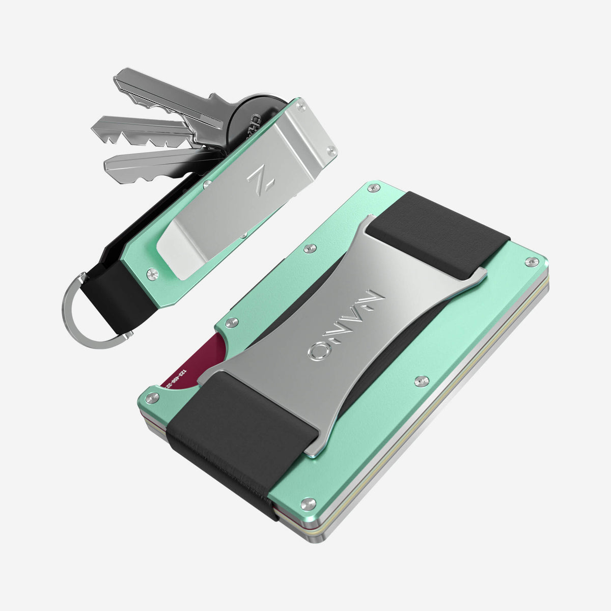 Cash Strap Wallet (Orchard Mint) Everyday Bundle