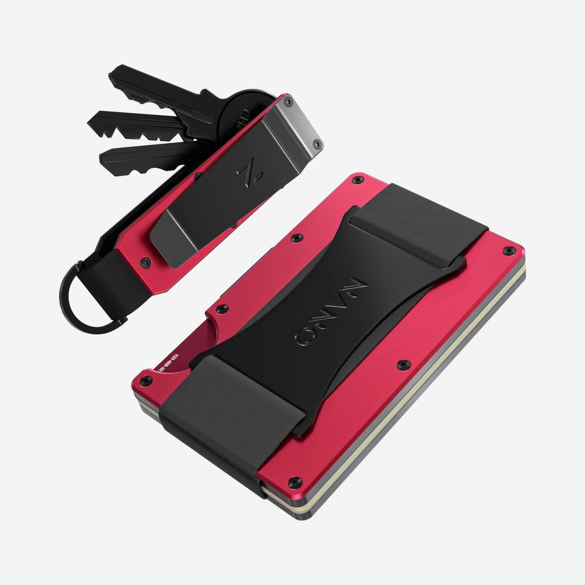 Cash Strap Wallet (Volcano Red) Everyday Bundle