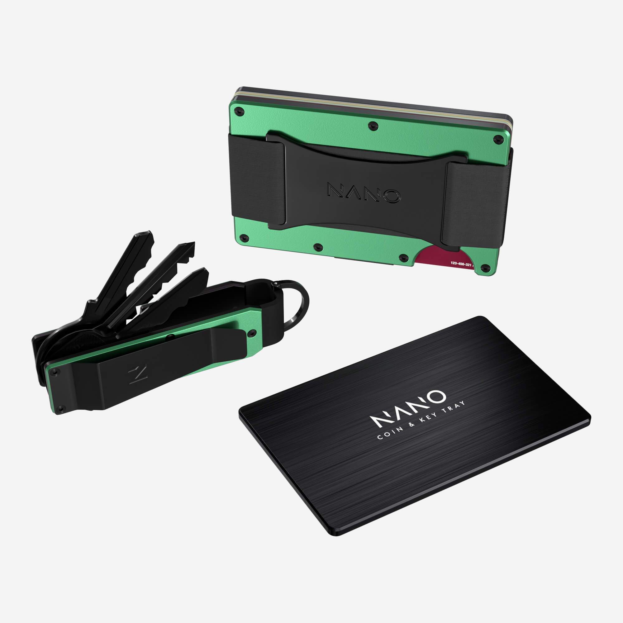 Personalised Cash Strap Wallet (Viper Green) Ultimate Bundle