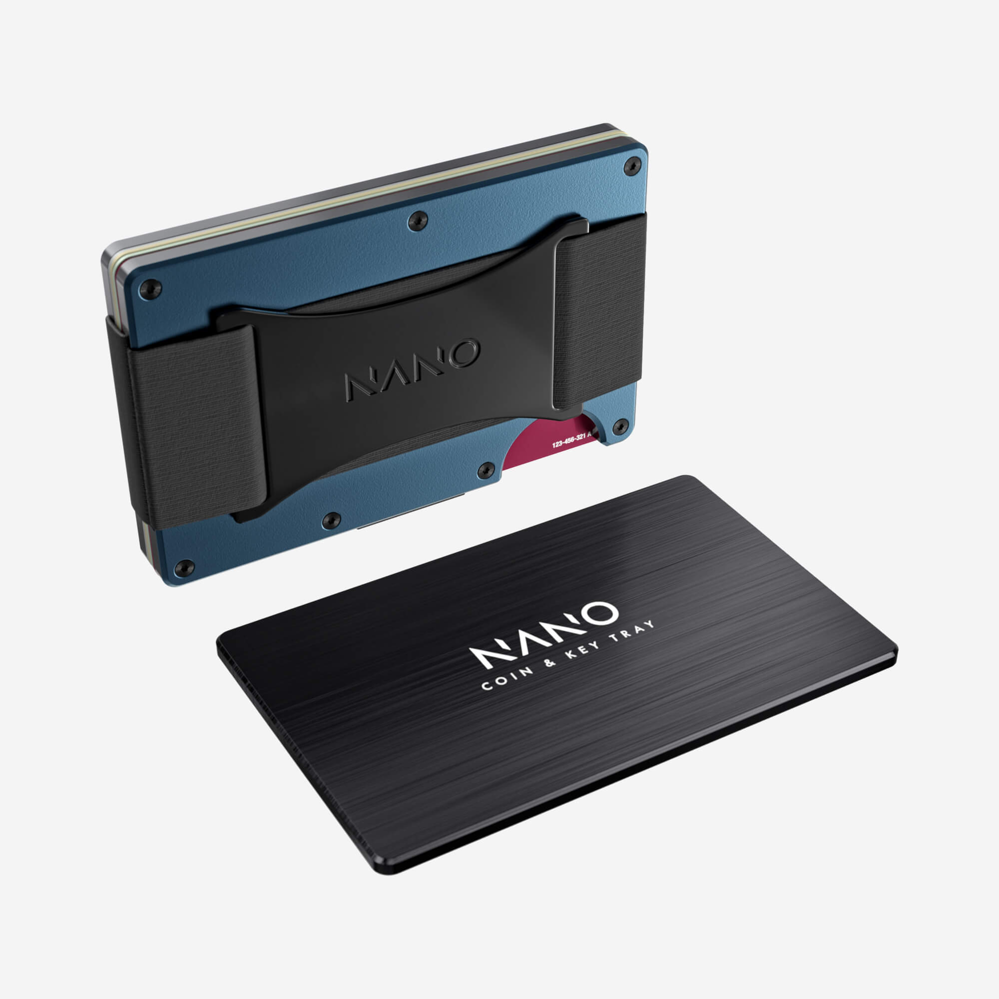 Cash Strap Wallet (Riviera Navy) Essential Bundle