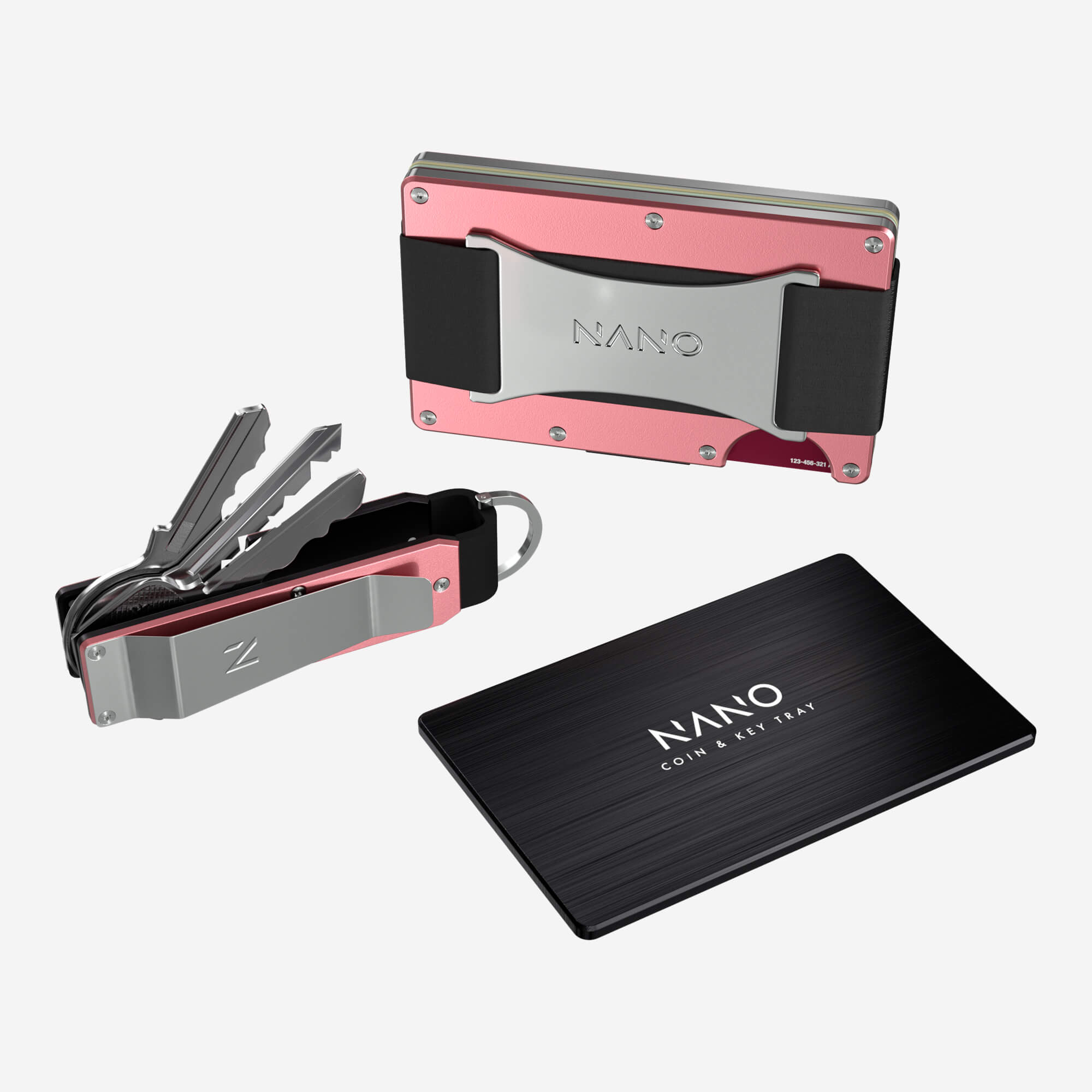Personalised Cash Strap Wallet (Sunset Blush) Ultimate Bundle