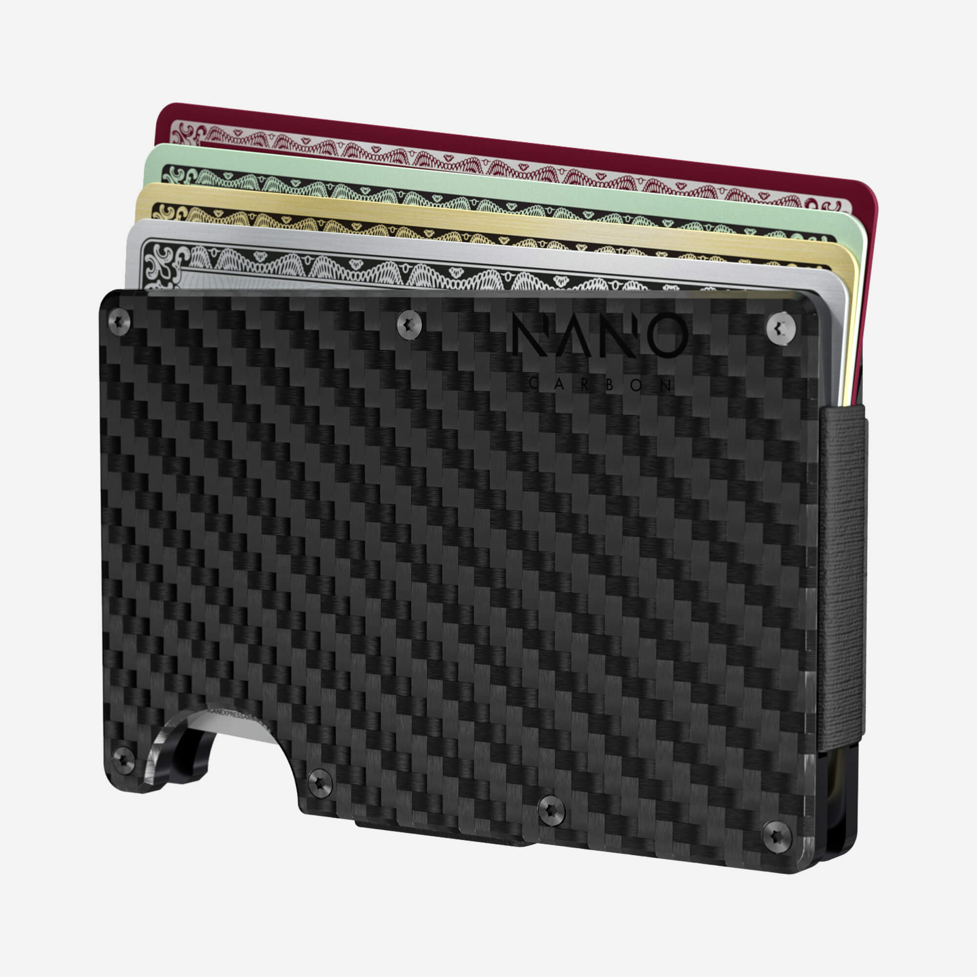 Personalised Cash Strap Wallet (Stealth Black)