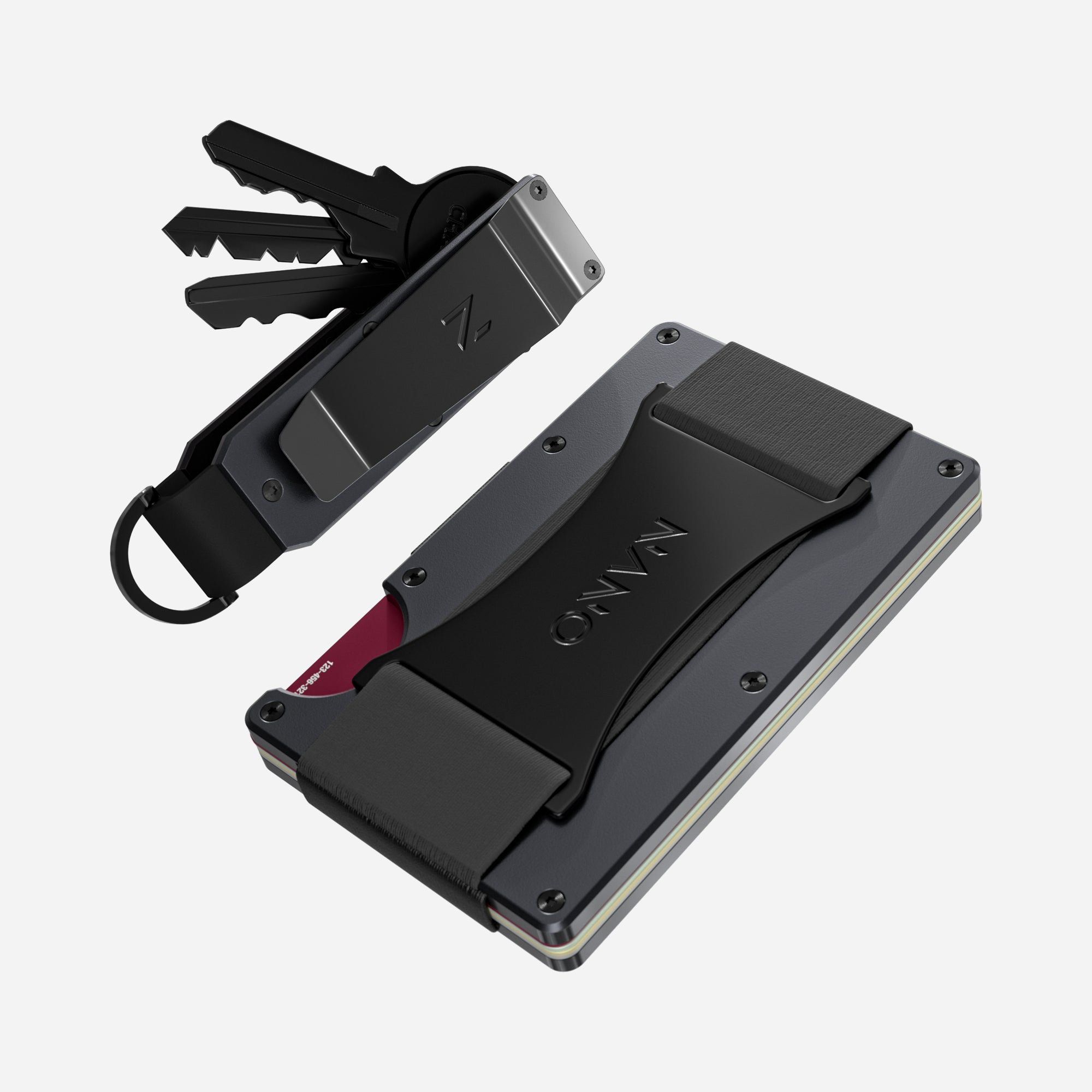 Cash Strap Wallet (Titan Gunmetal) Everyday Bundle