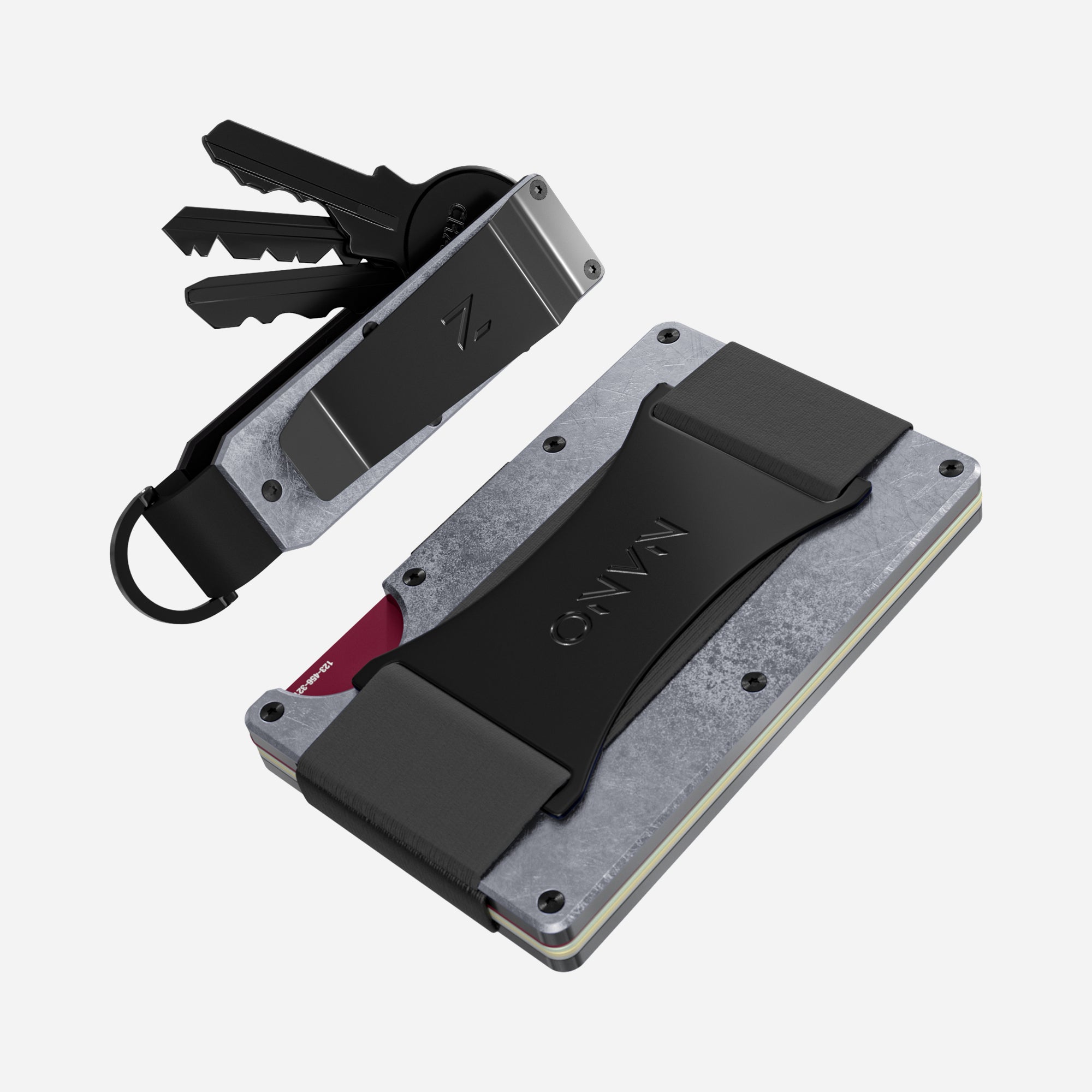 Cash Strap Wallet (Dark Storm) Everyday Bundle