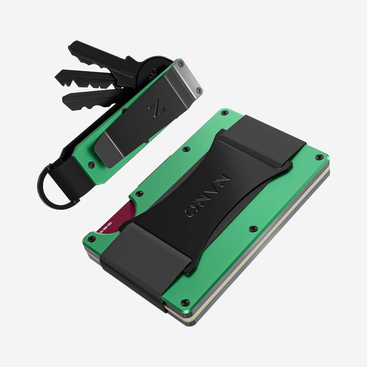 Cash Strap Wallet (Viper Green) Everyday Bundle