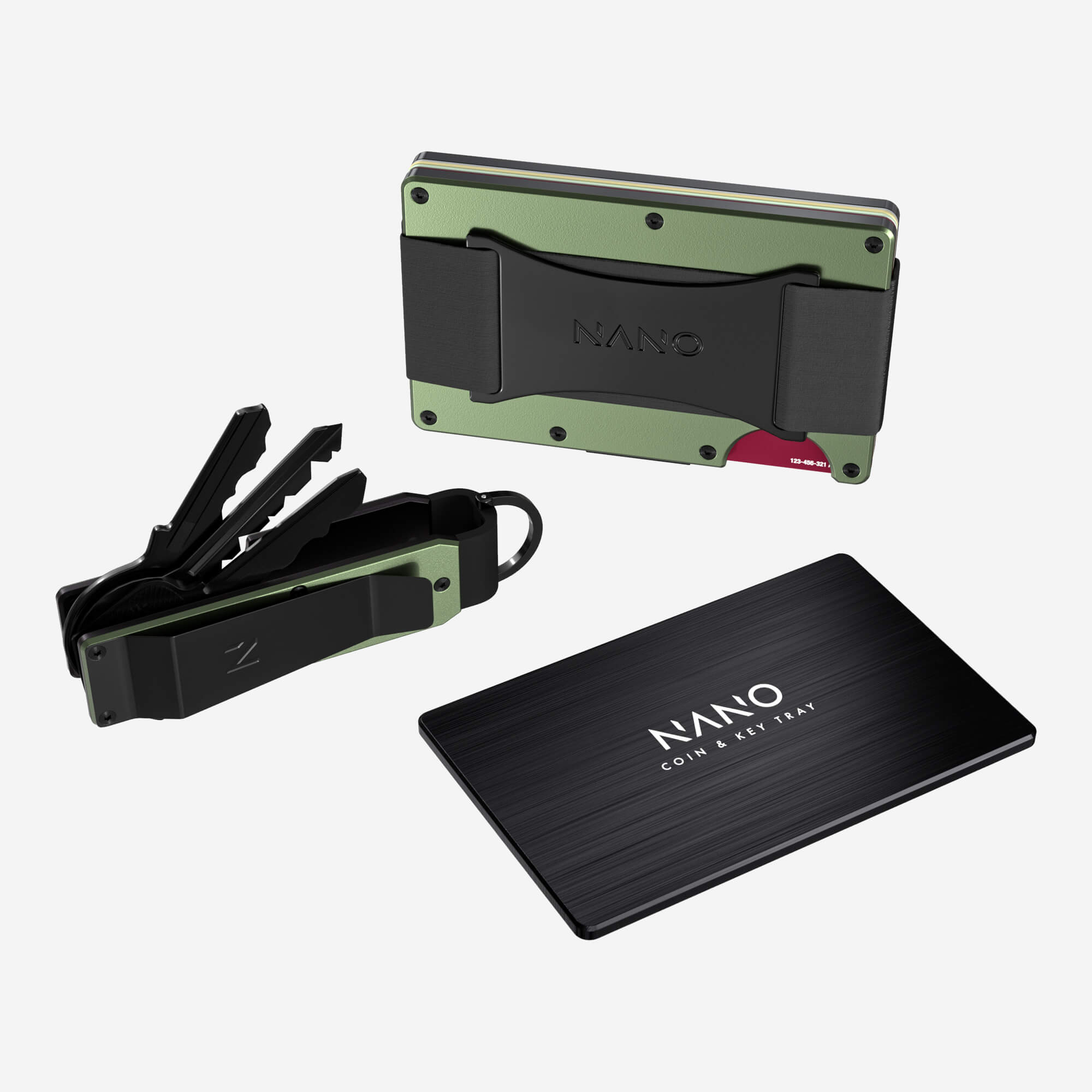 Cash Strap Wallet (Heritage Green) Ultimate Bundle