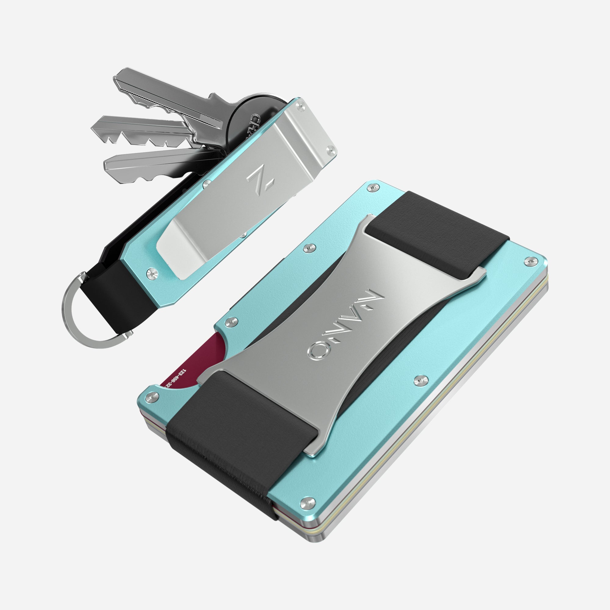 Cash Strap Wallet (Ocean Mist) Everyday Bundle