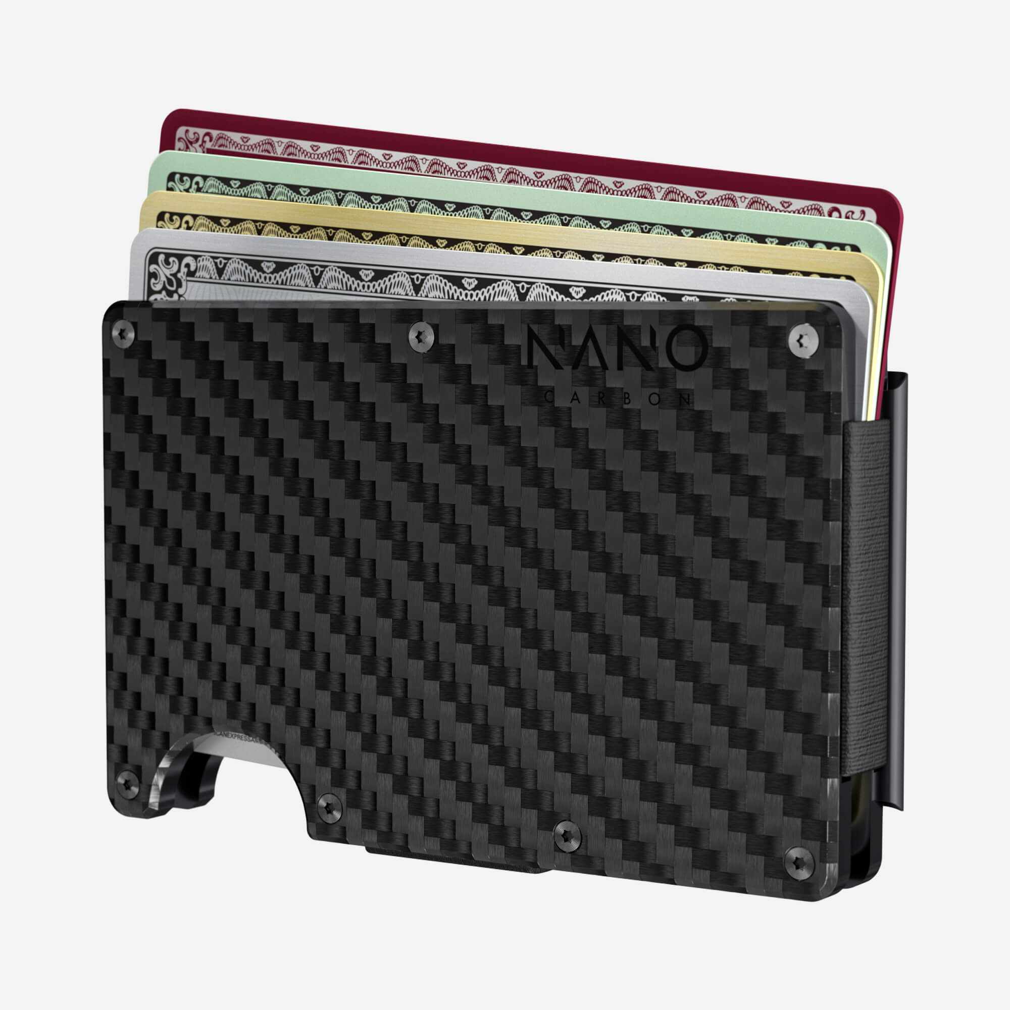 AirTag Money Clip Wallet (Stealth Black)