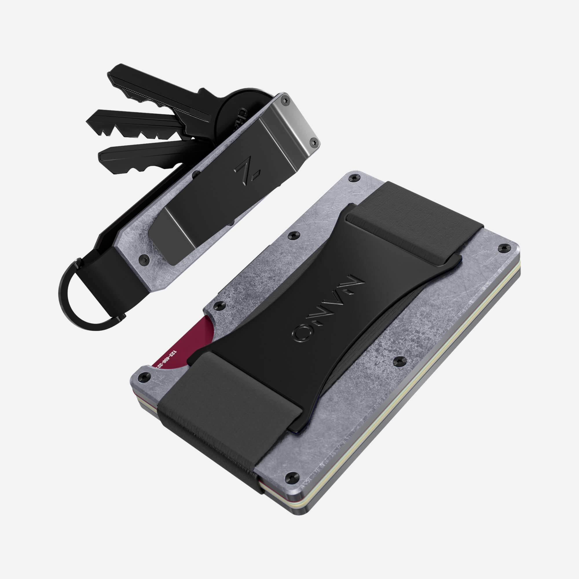 Cash Strap Wallet (Dark Storm) Everyday Bundle