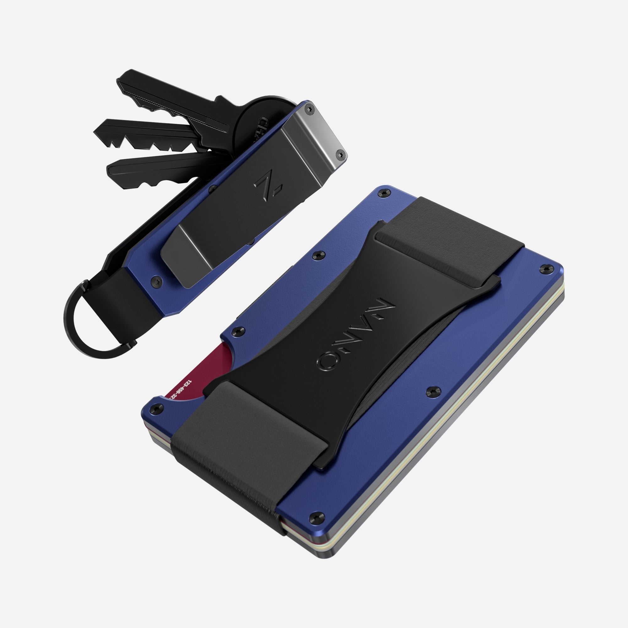 Cash Strap Wallet (Skyfall Navy) Everyday Bundle