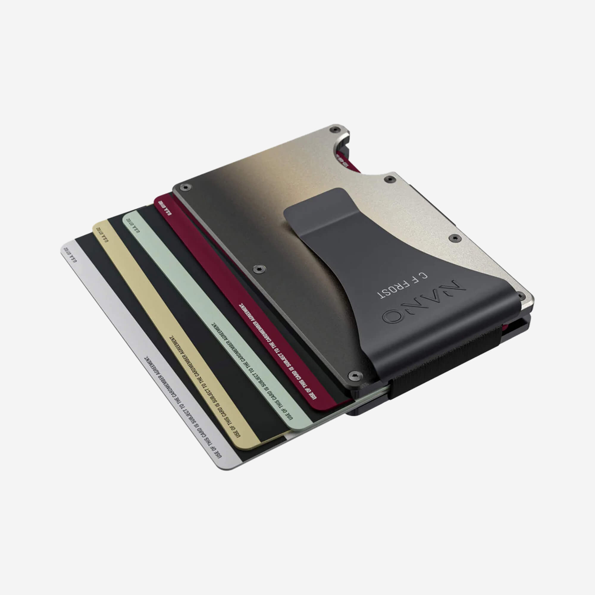 Personalised Money Clip Wallet (Onyx Eclipse) Everyday Bundle