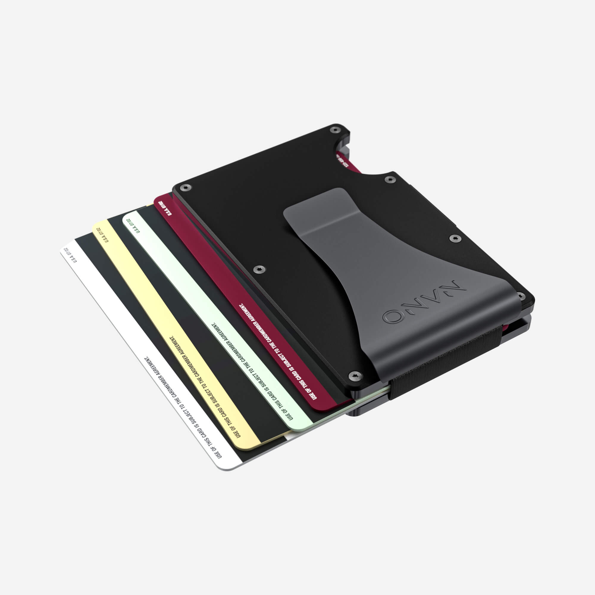 Personalised Money Clip Wallet (Phantom Black)