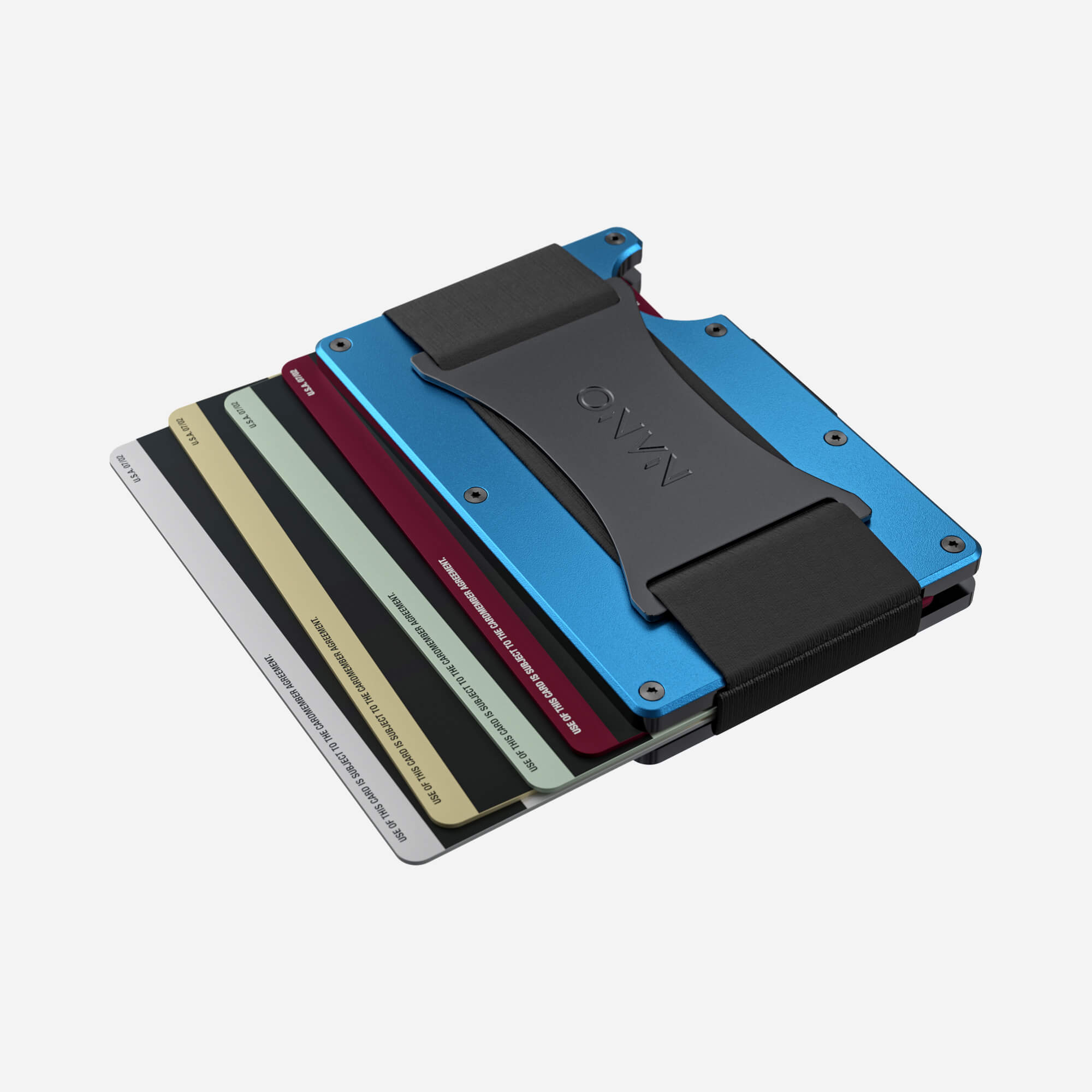 Personalised Cash Strap Wallet (Velocity Blue)