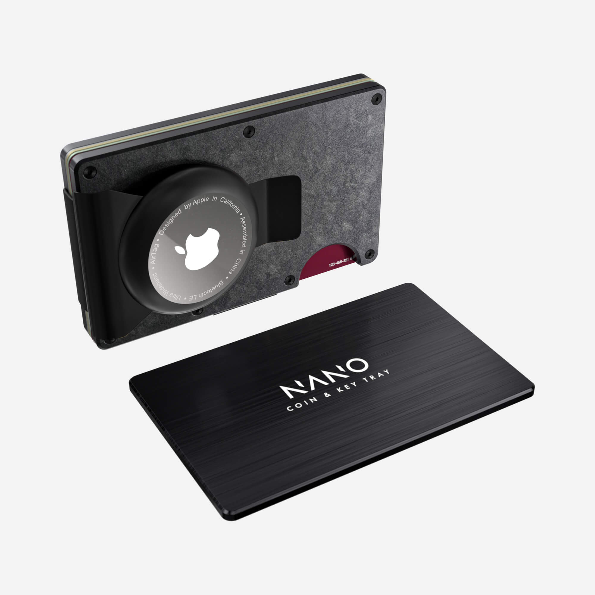 AirTag Money Clip Wallet (Nero) Essential Bundle