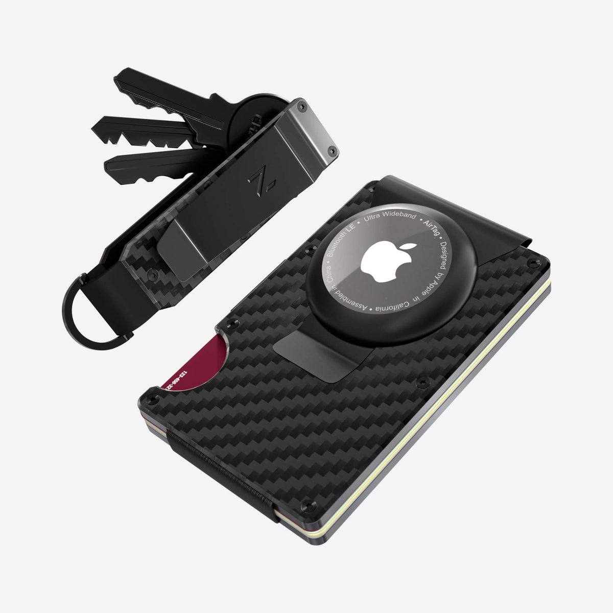 AirTag Money Clip Wallet (Stealth Black) Everyday Bundle