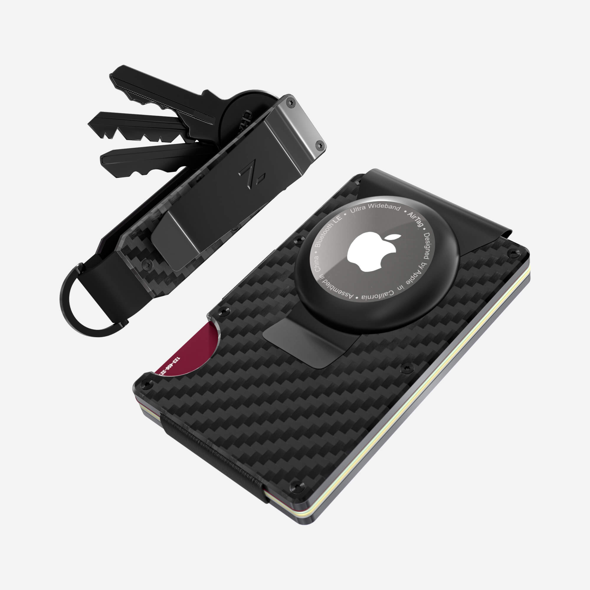 AirTag Money Clip Wallet (Stealth Black) Everyday Bundle