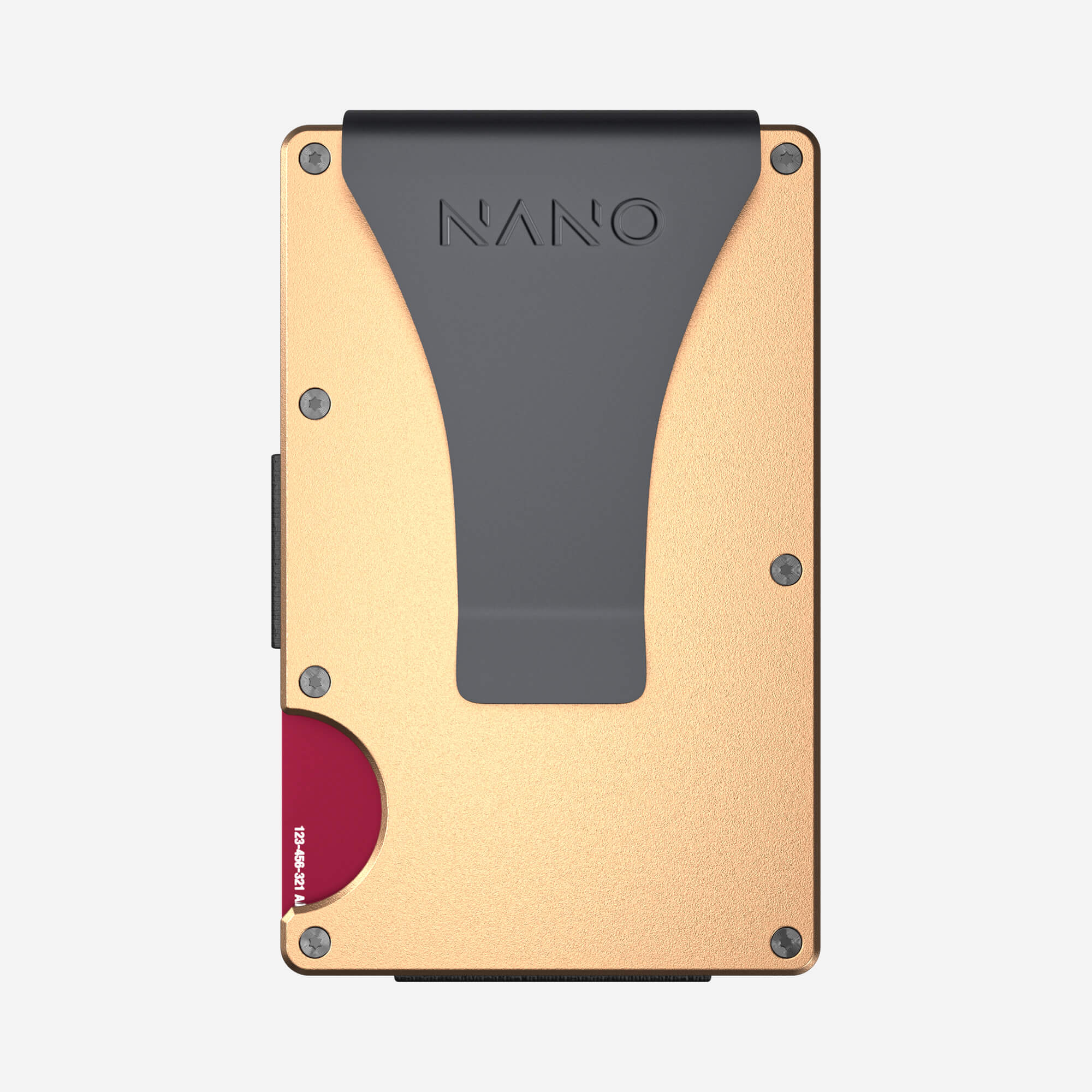 Personalised Money Clip Wallet (Spectre Gold)