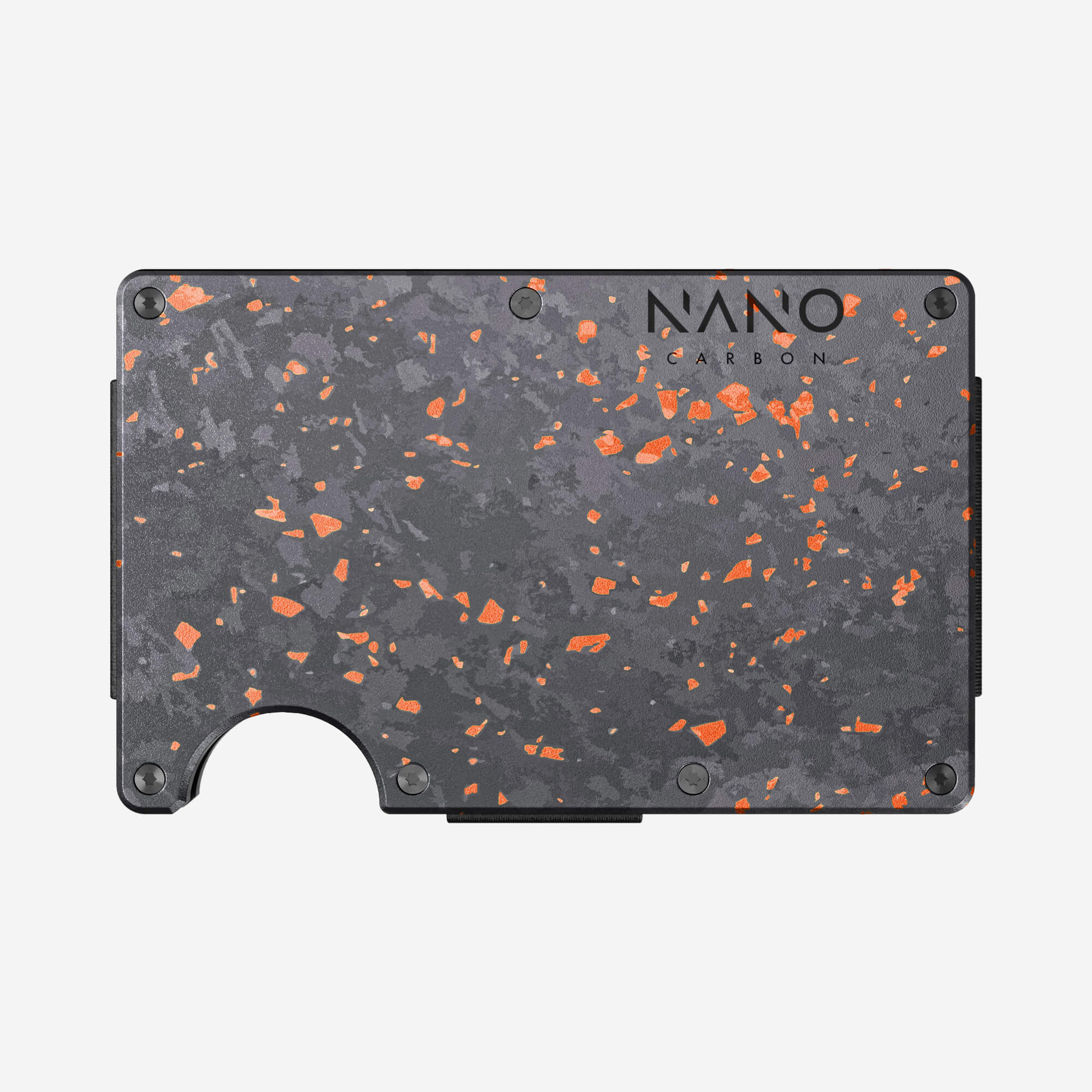 Cash Strap Wallet (Nero/Arancione)