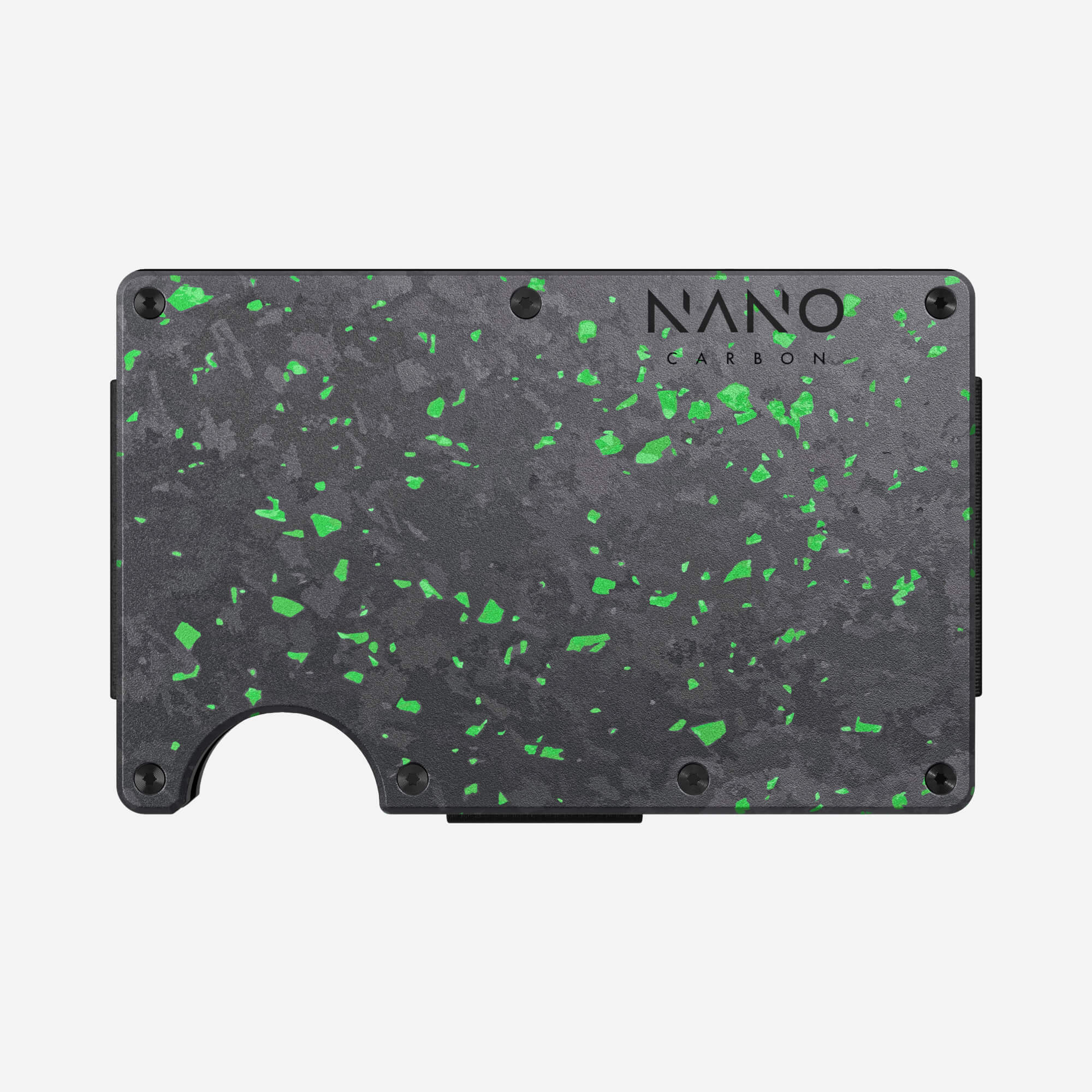 Personalised Cash Strap Wallet (Nero/Verde)