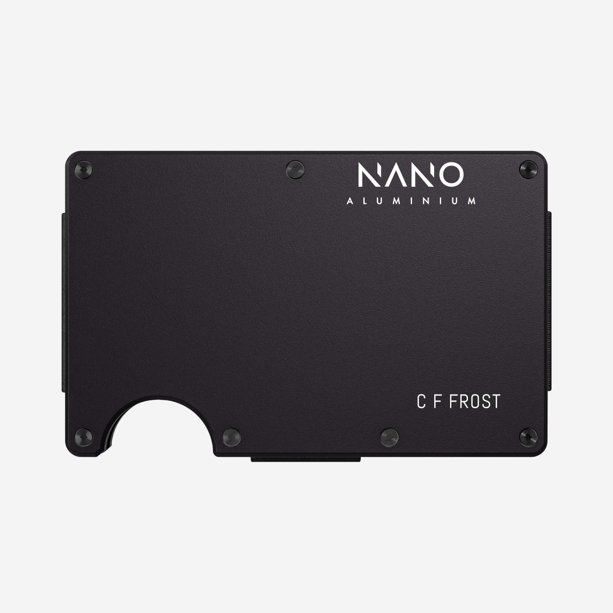 Personalised Money Clip Wallet (Phantom Black)