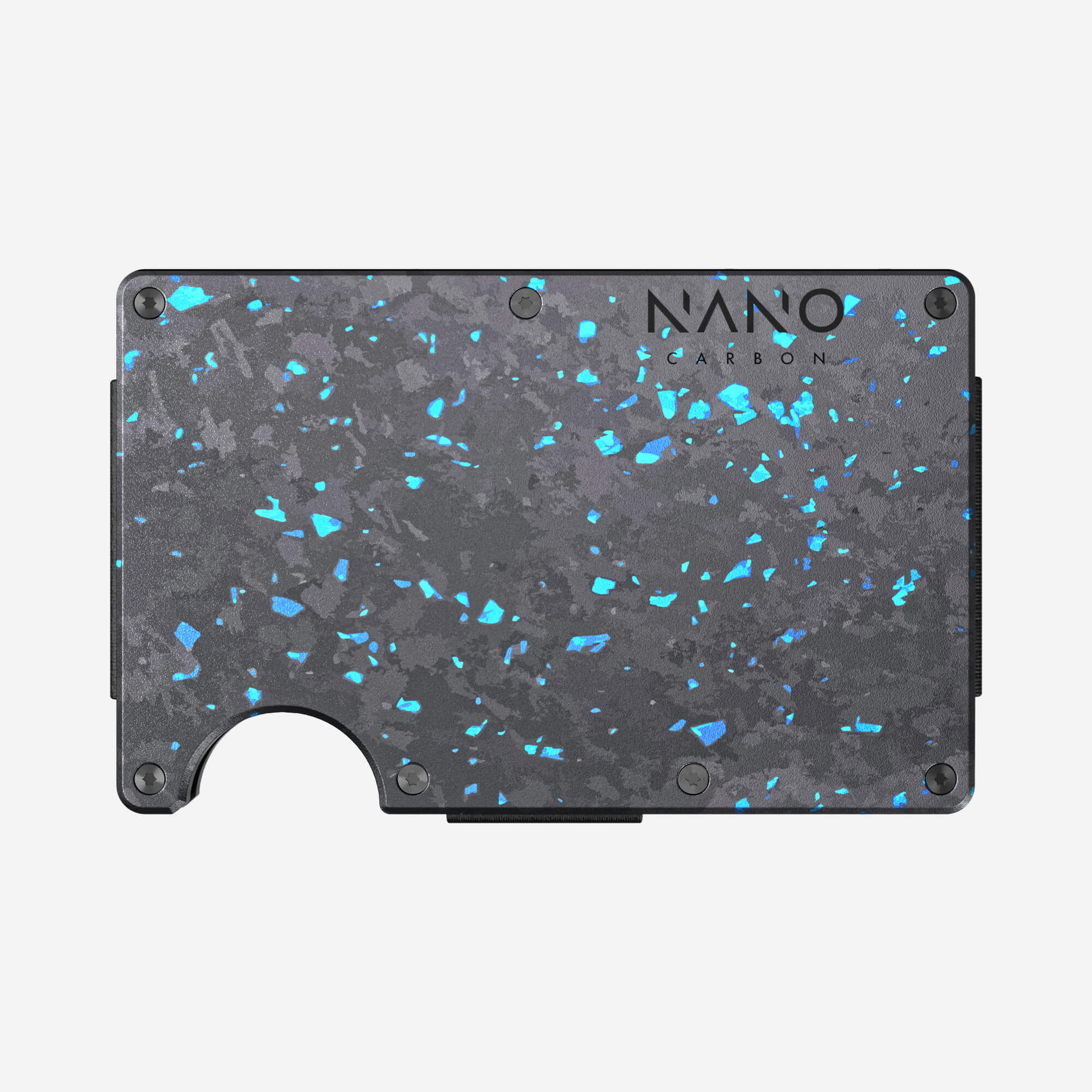 Personalised Cash Strap Wallet (Nero/Azzuro)