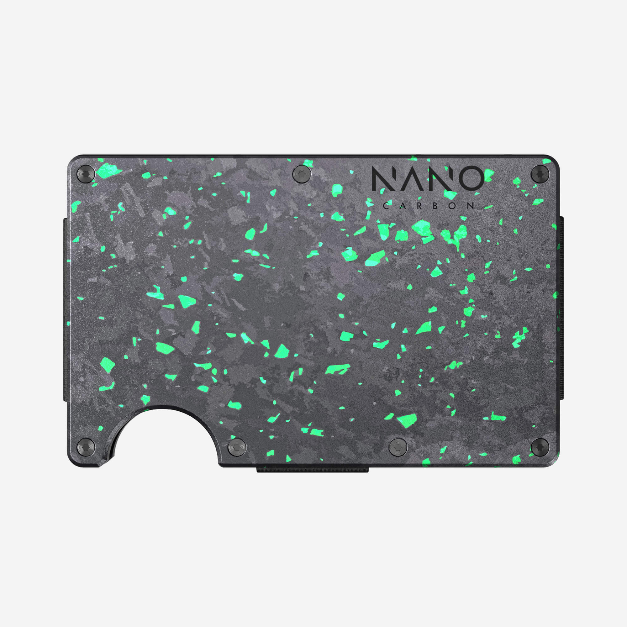 AirTag Cash Strap Wallet (Nero/Verde)