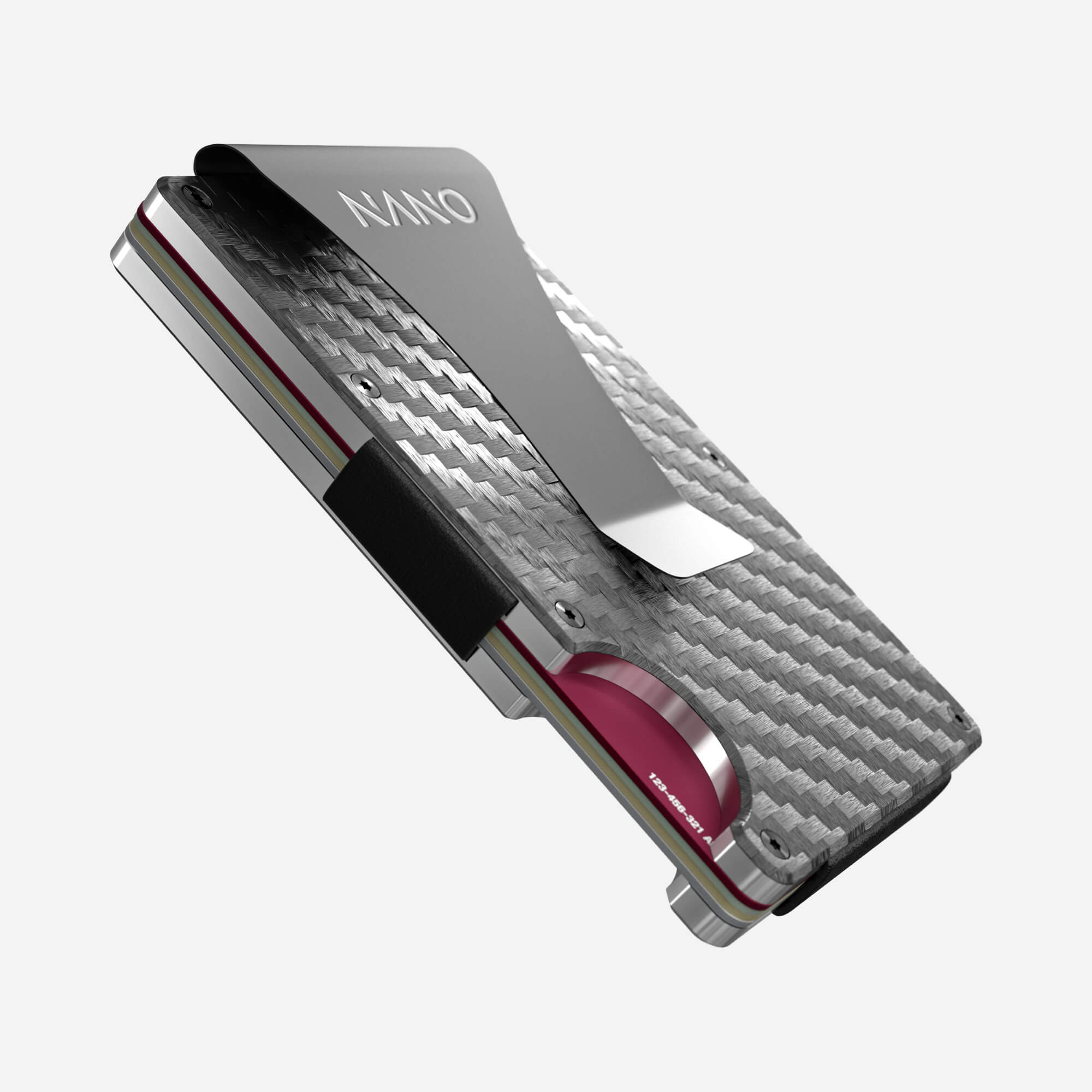 006 Money Clip Wallet (Stealth Black/Ghost Silver)