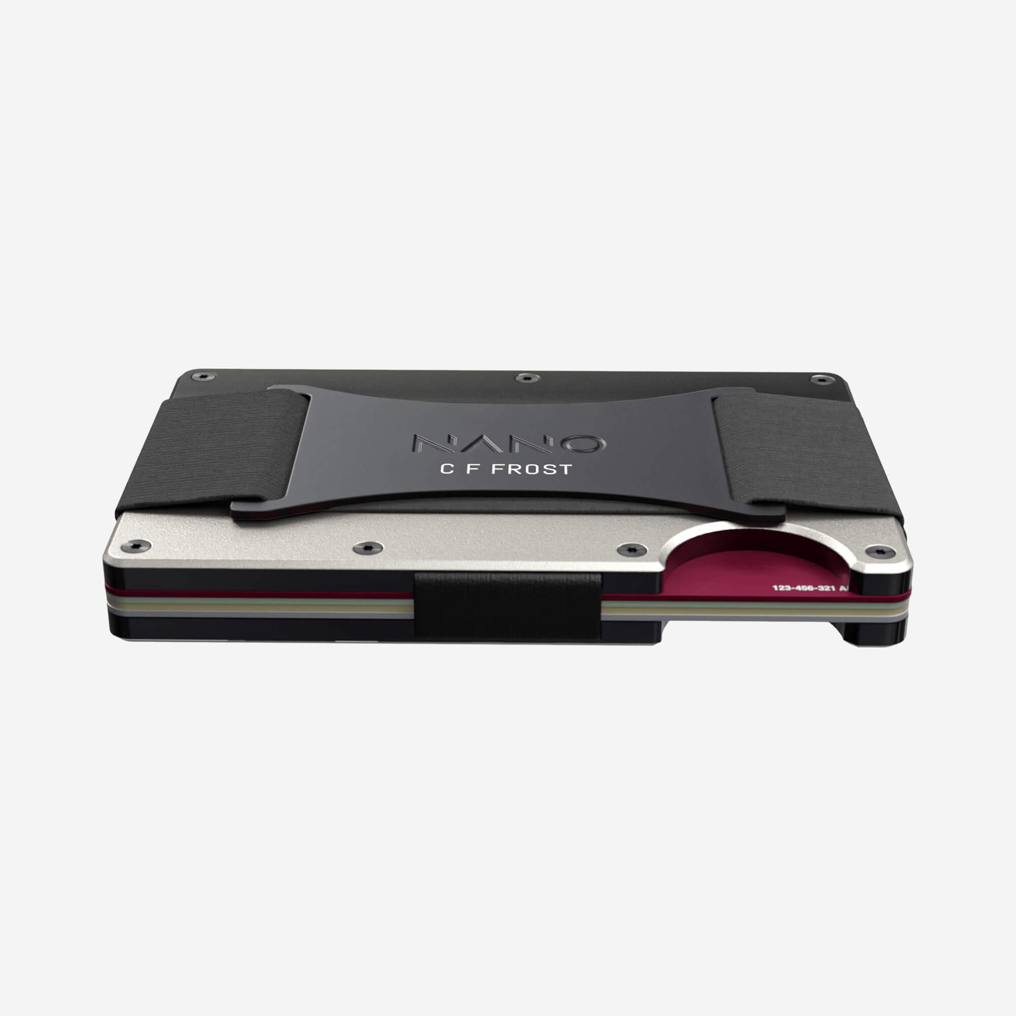 Personalised Cash Strap Wallet (Onyx Eclipse) Everyday Bundle