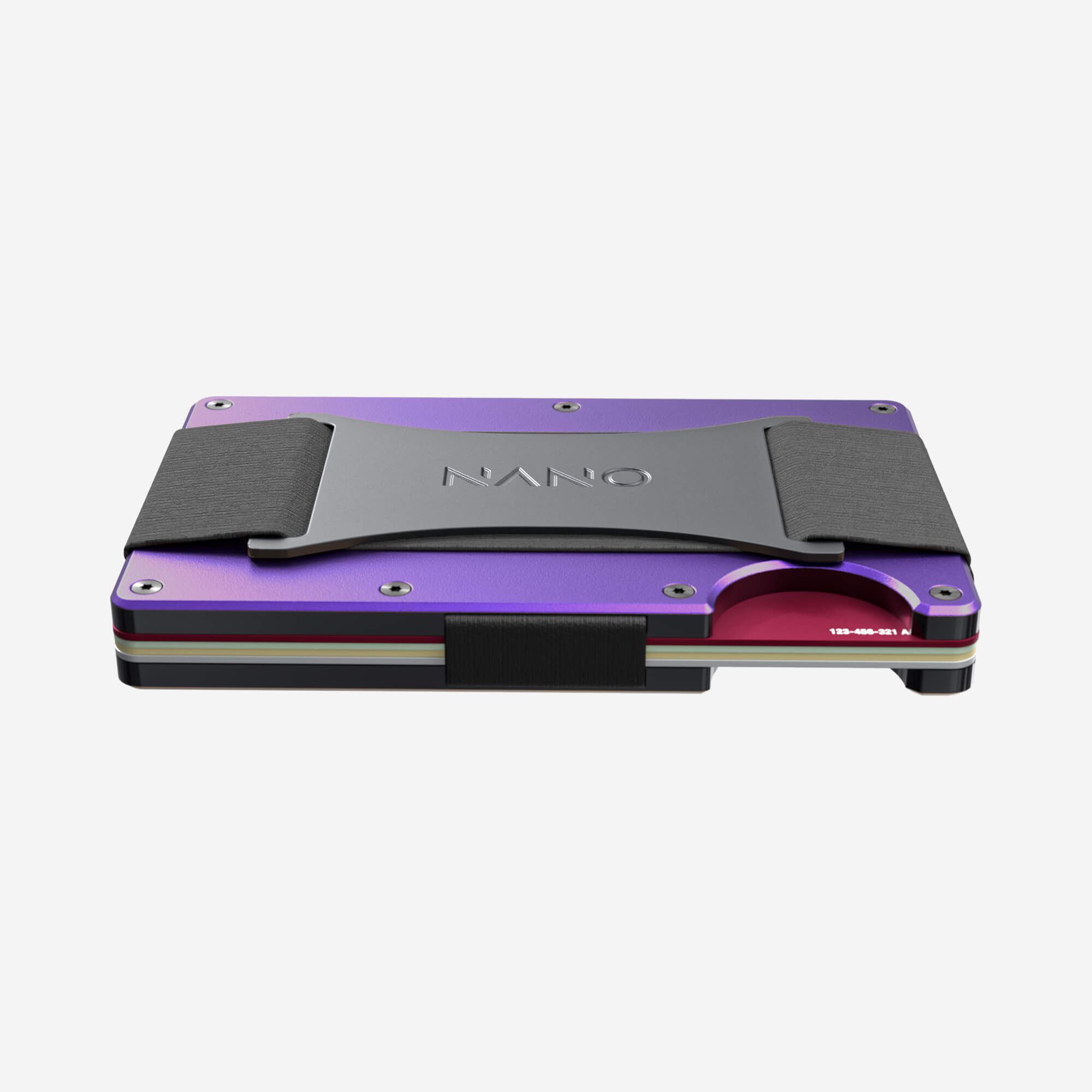 Personalised Cash Strap Wallet (Nebula Purple)