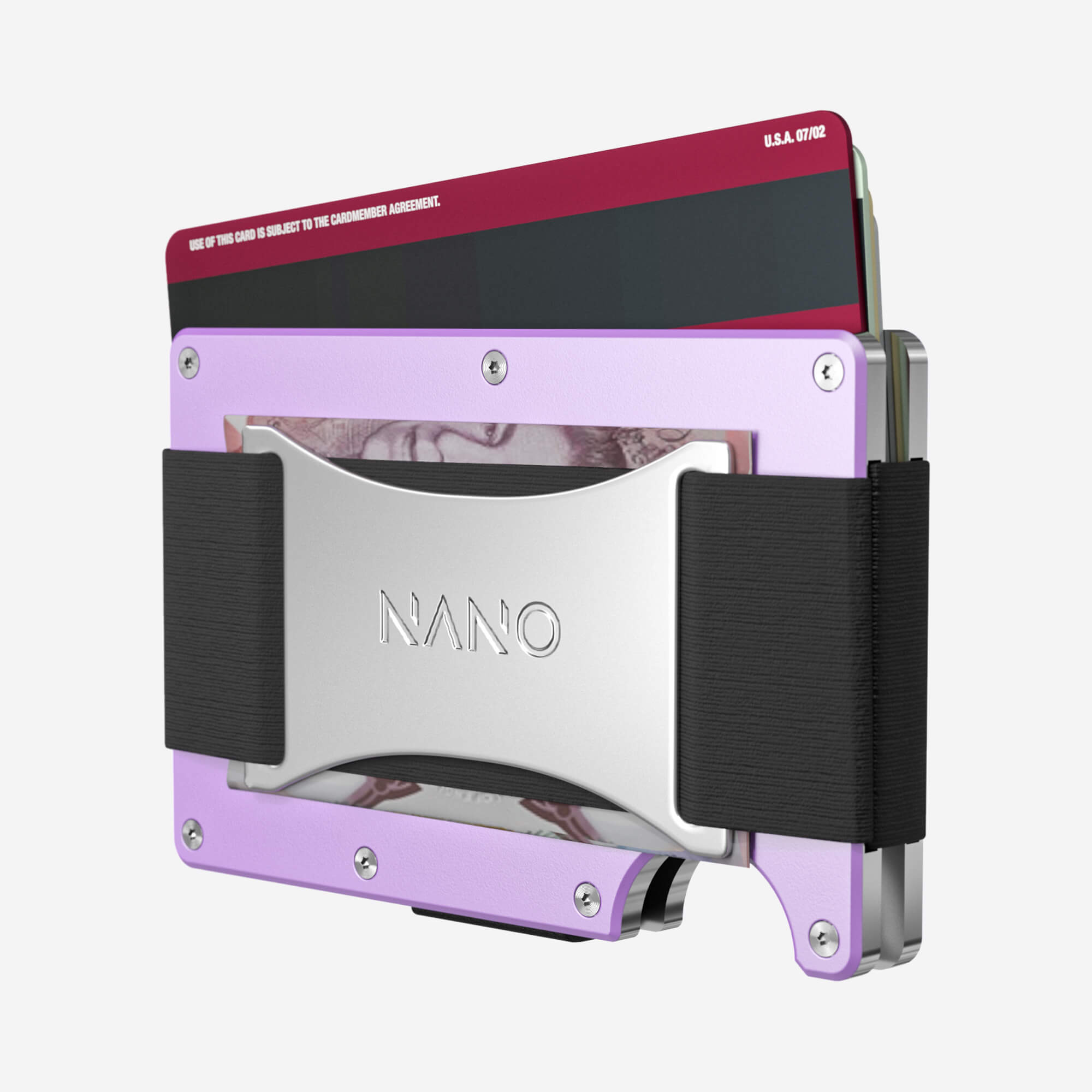 Personalised Cash Strap Wallet (Twilight Lilac)