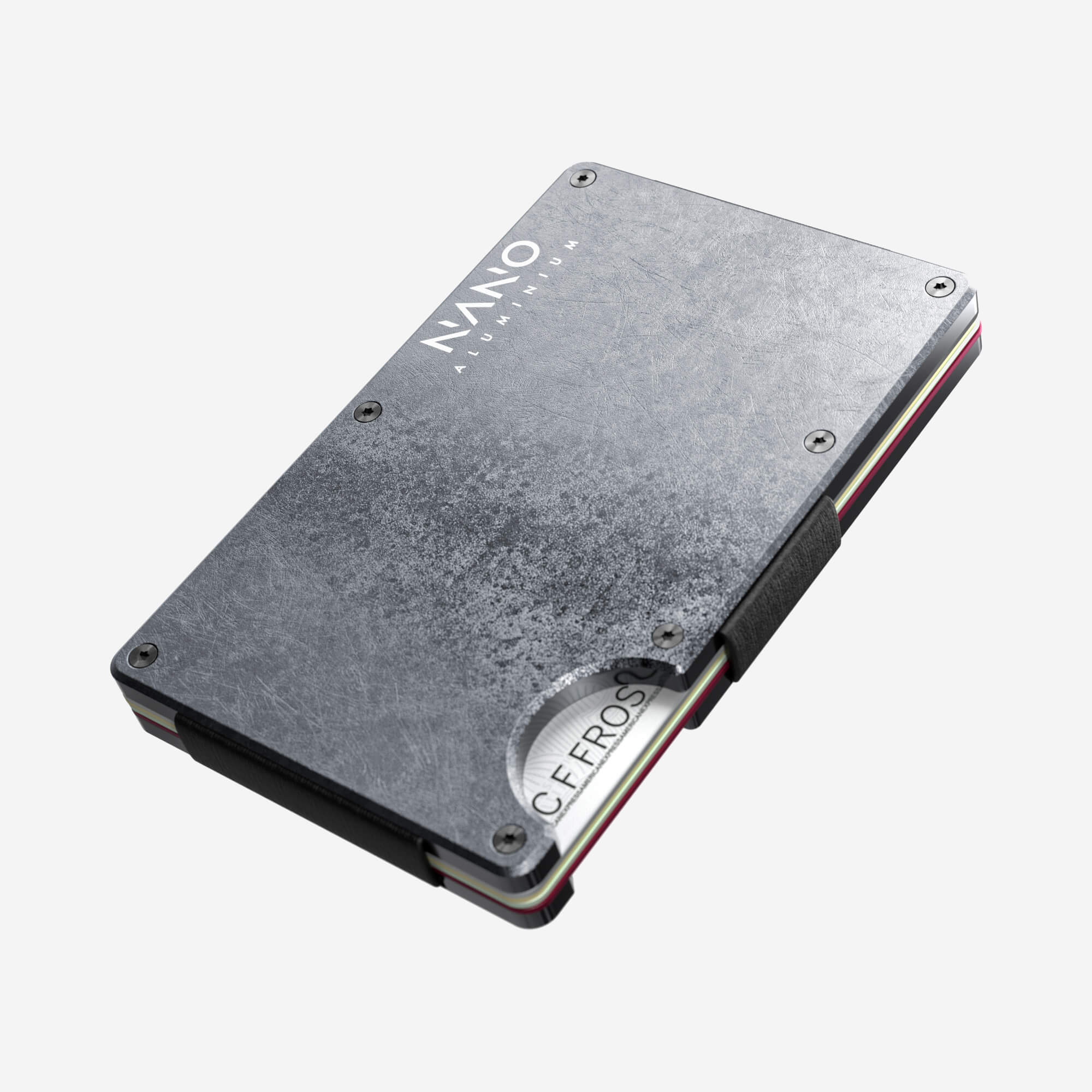 Personalised Money Clip Wallet (Dark Storm)