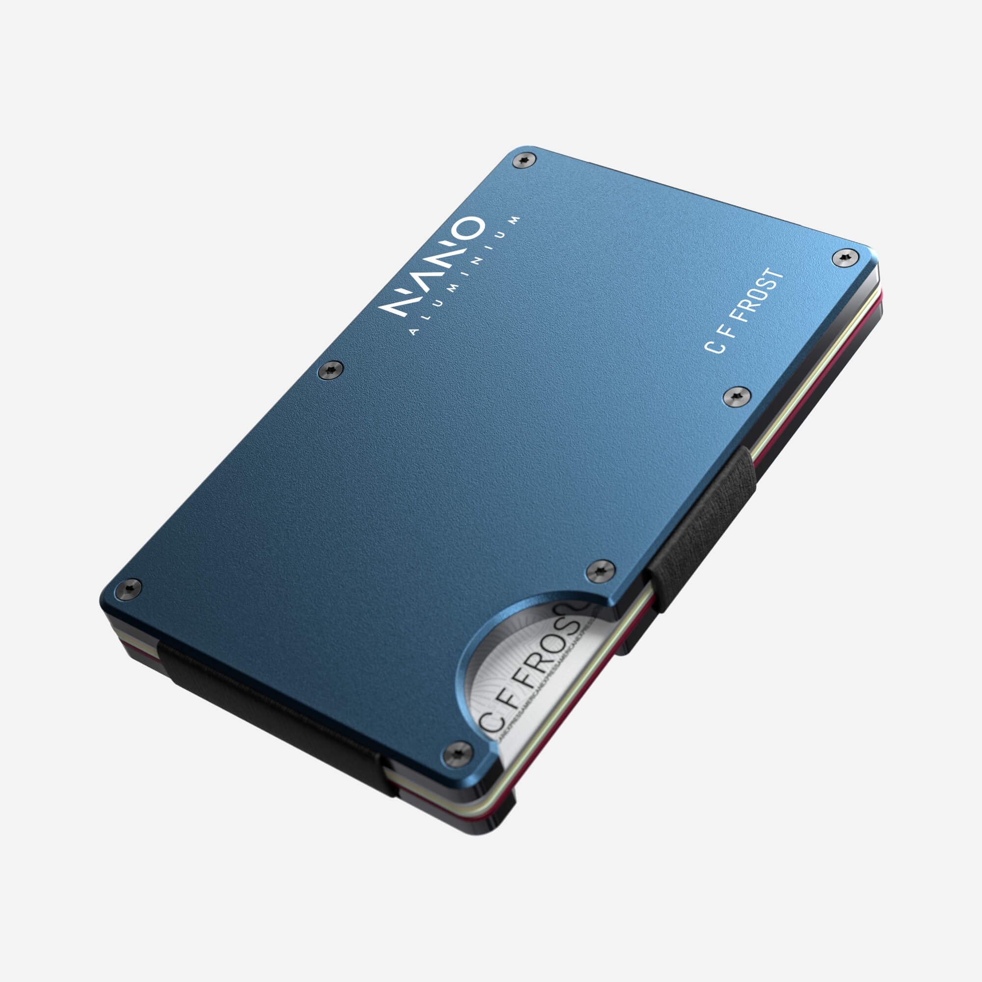 Personalised Money Clip Wallet (Riviera Navy)