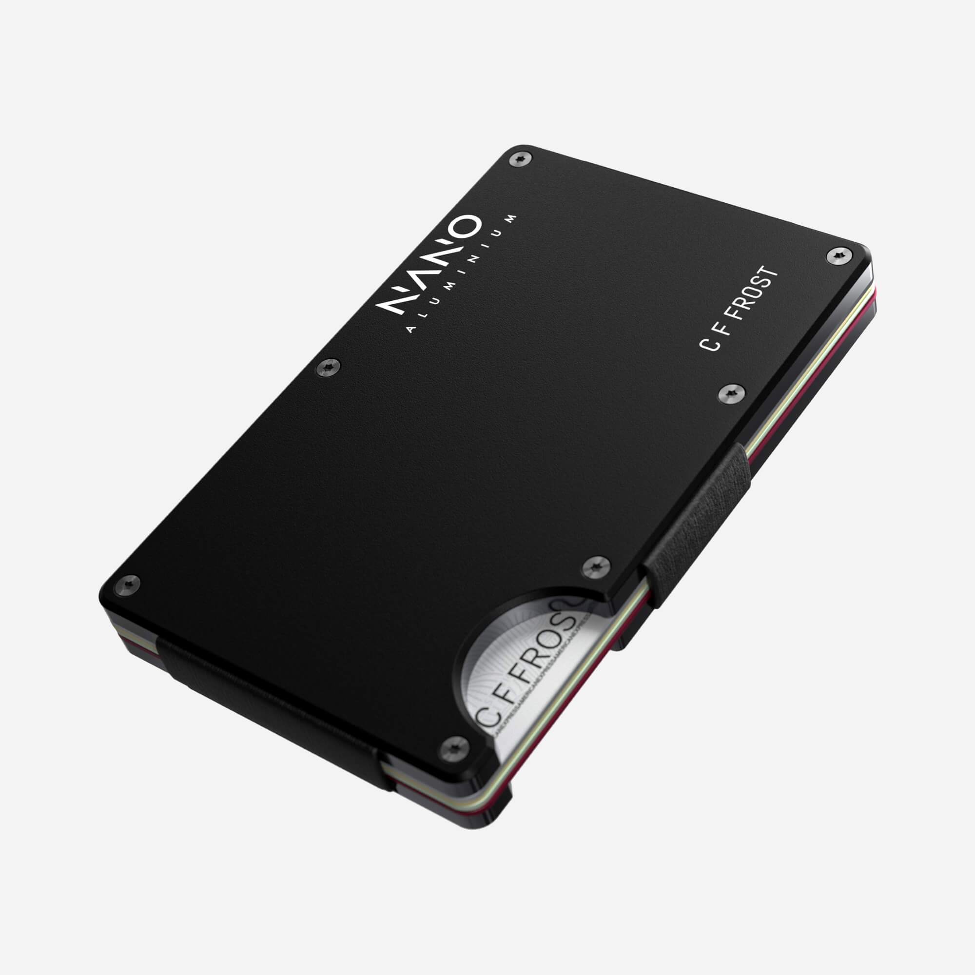 Personalised Money Clip Wallet (Phantom Black)