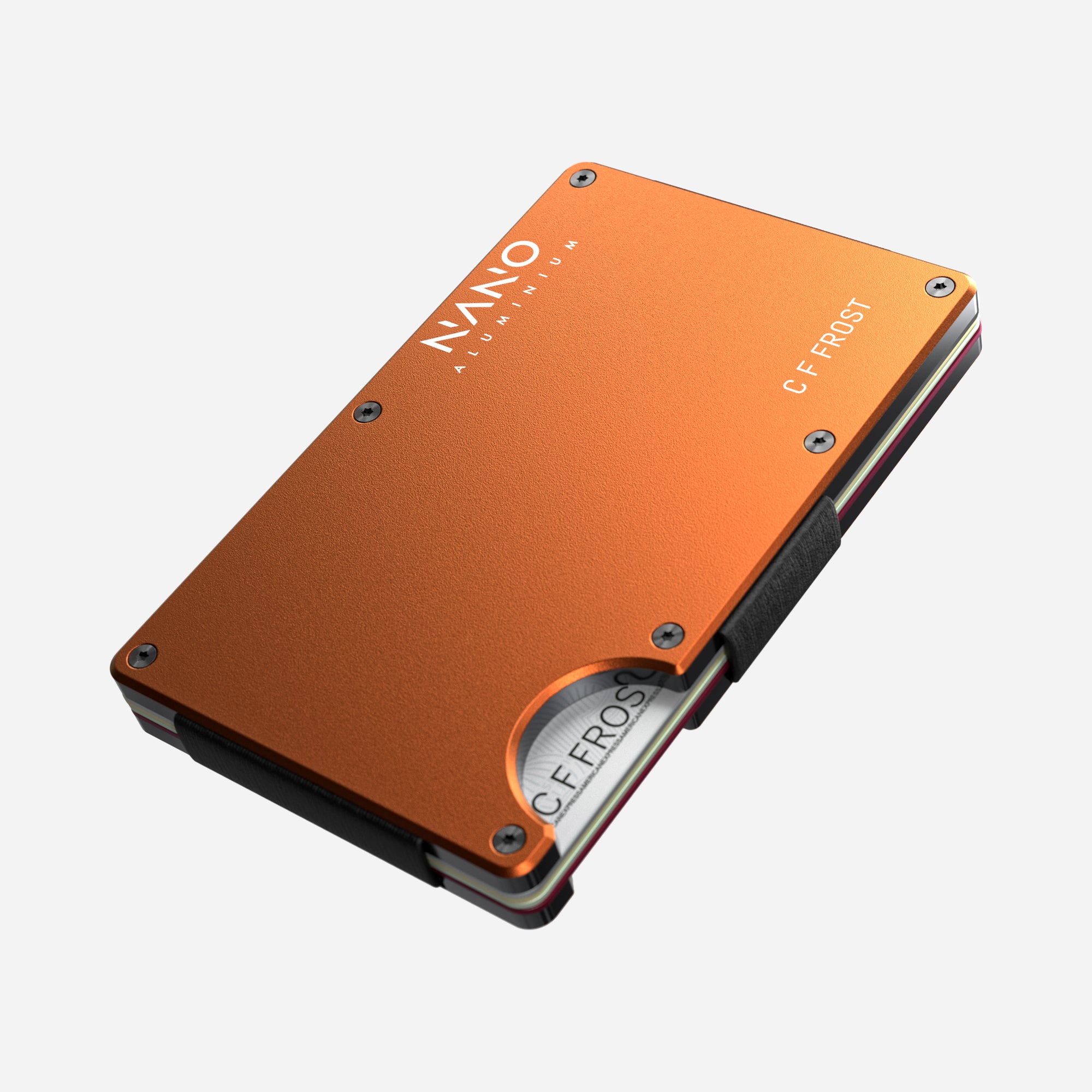 Personalised Cash Strap Wallet (Ventura Orange)