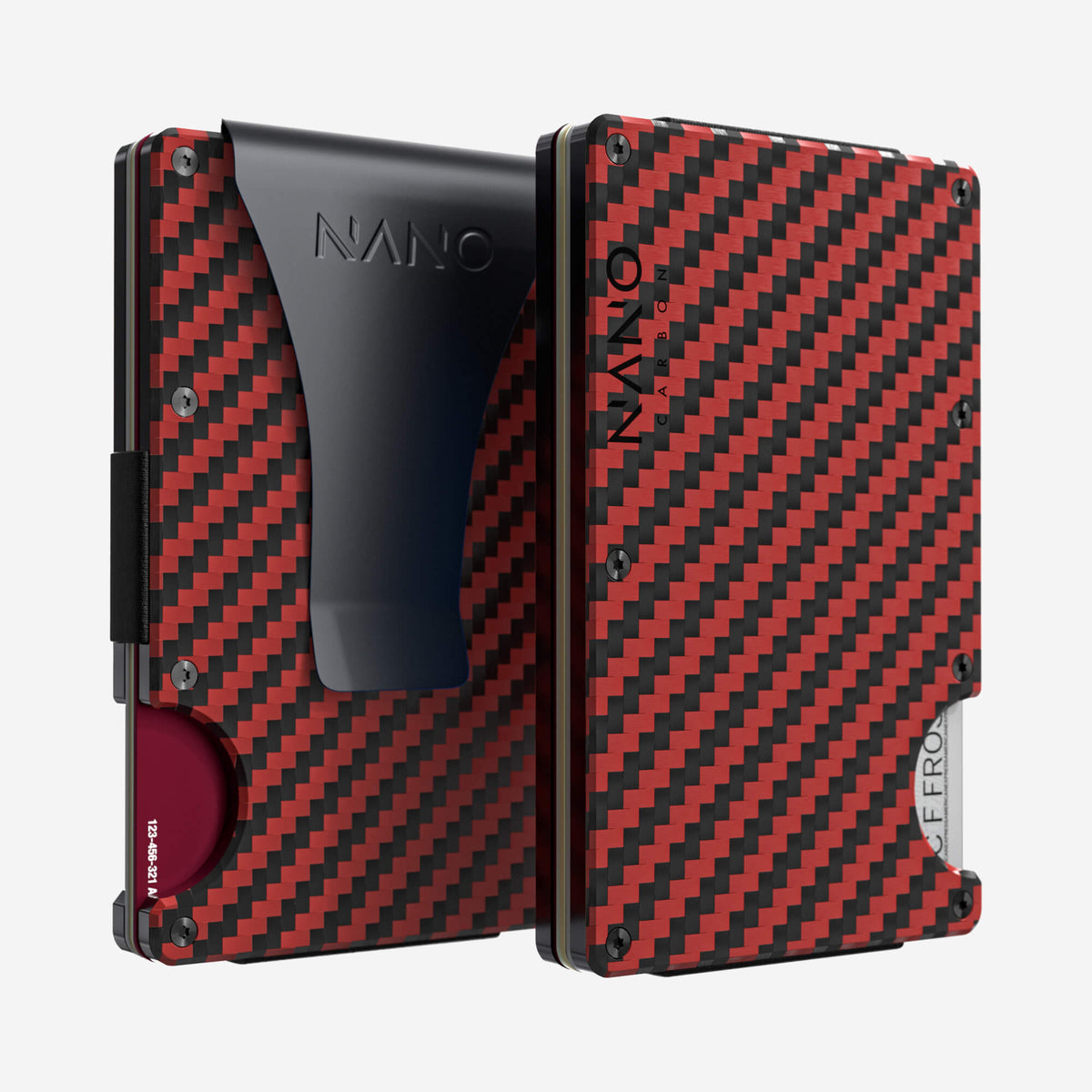 Money Clip Wallet (Diablo Red/Stealth Black)