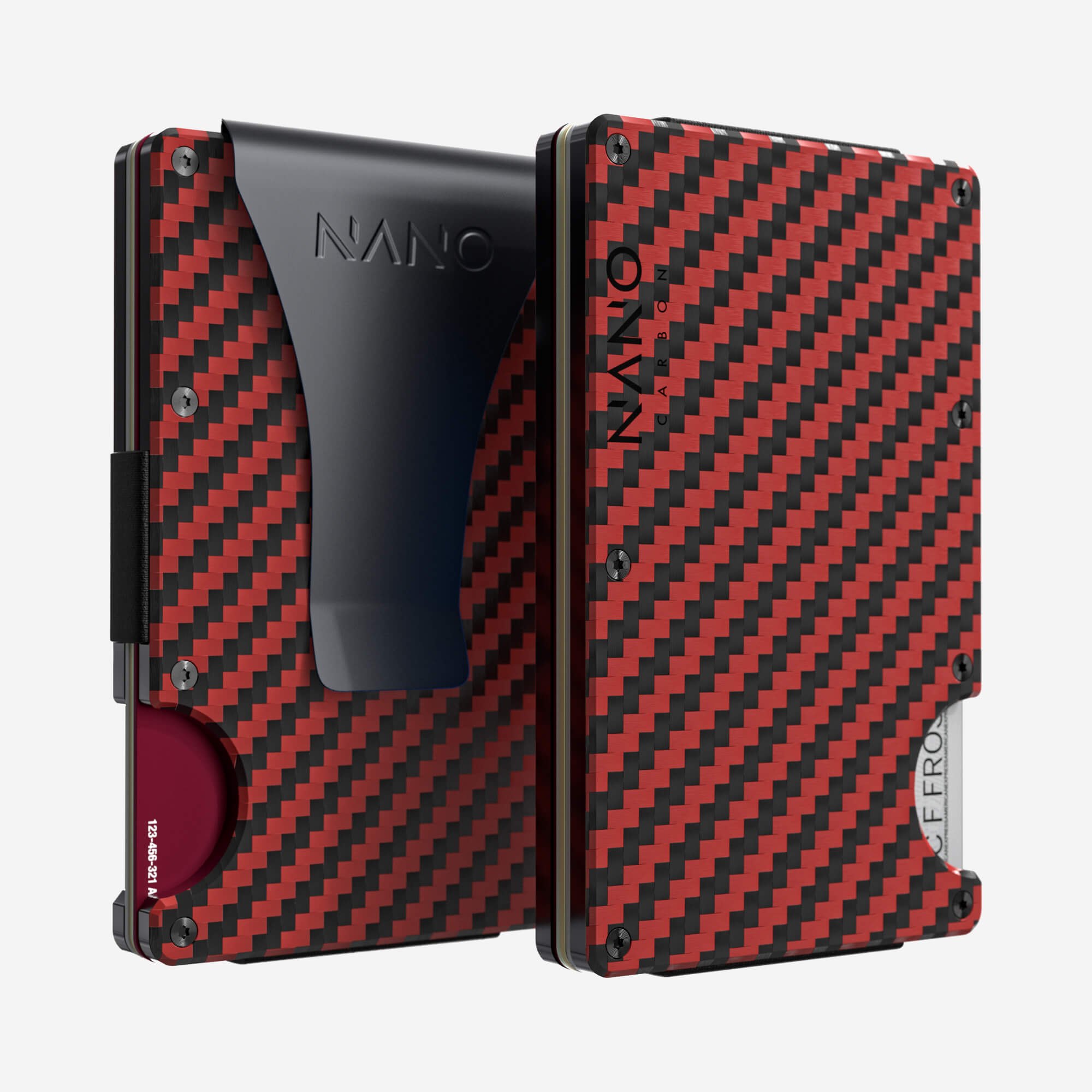 Money Clip Wallet (Diablo Red/Stealth Black)