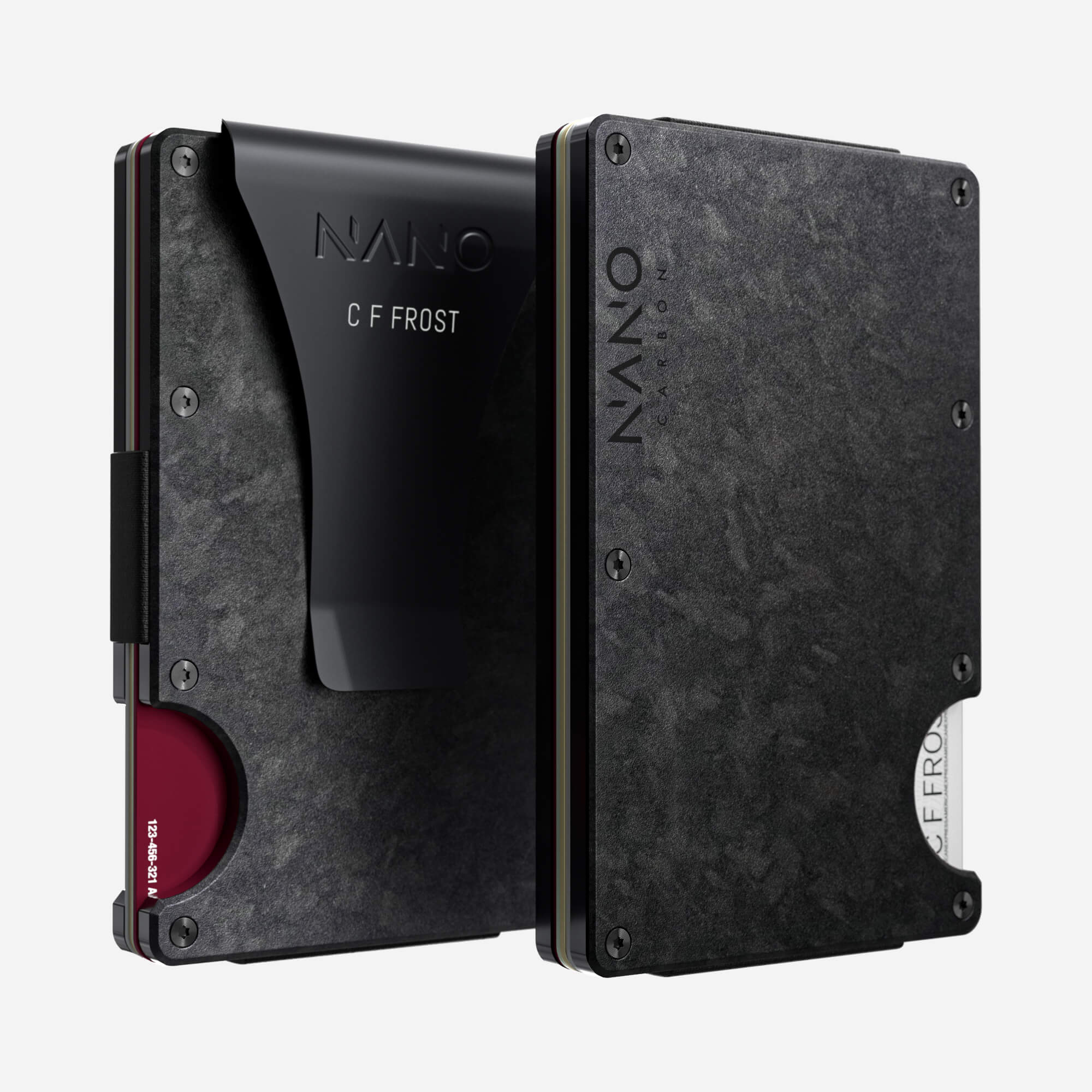 Personalised Money Clip Wallet (Nero)