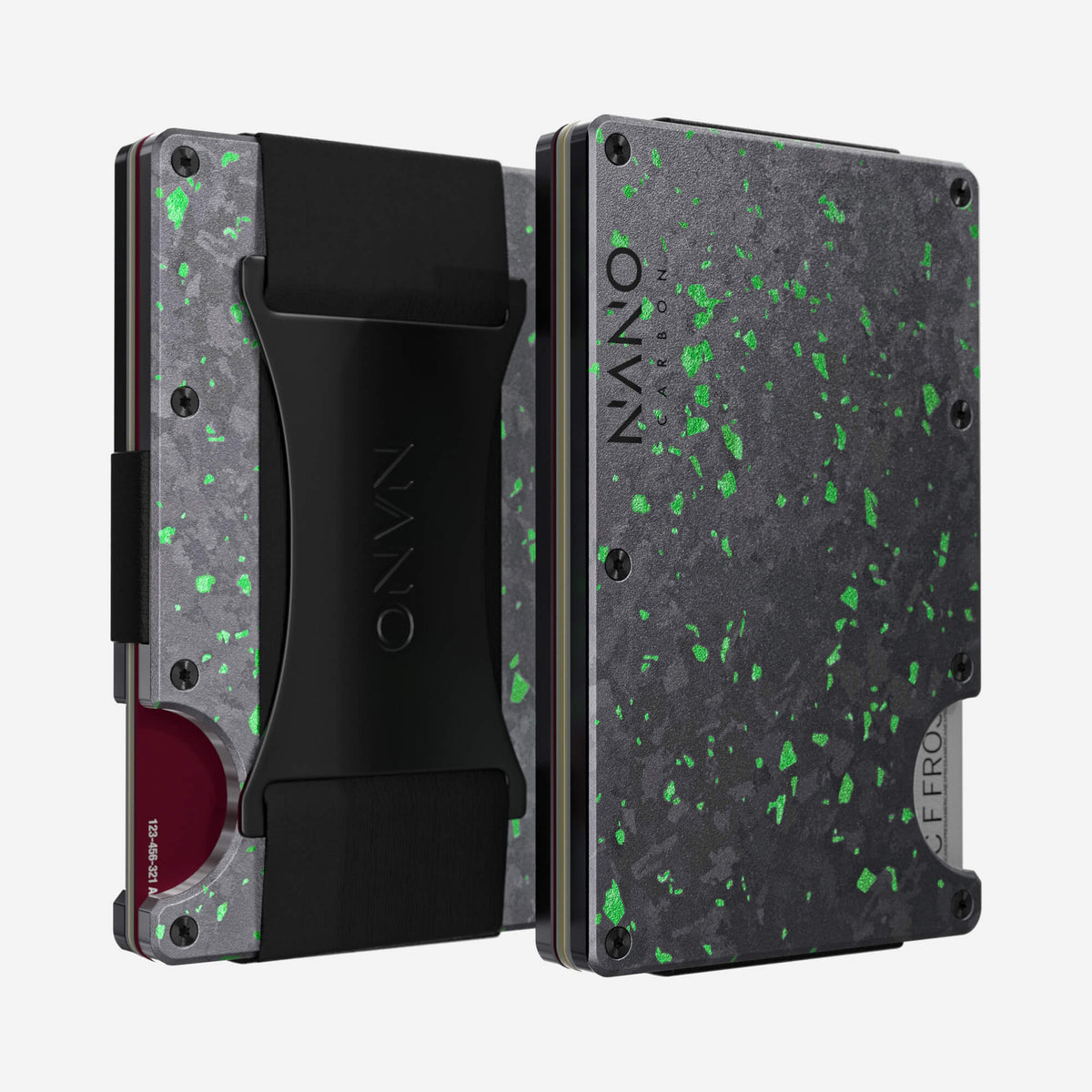 Cash Strap Wallet (Nero/Verde)
