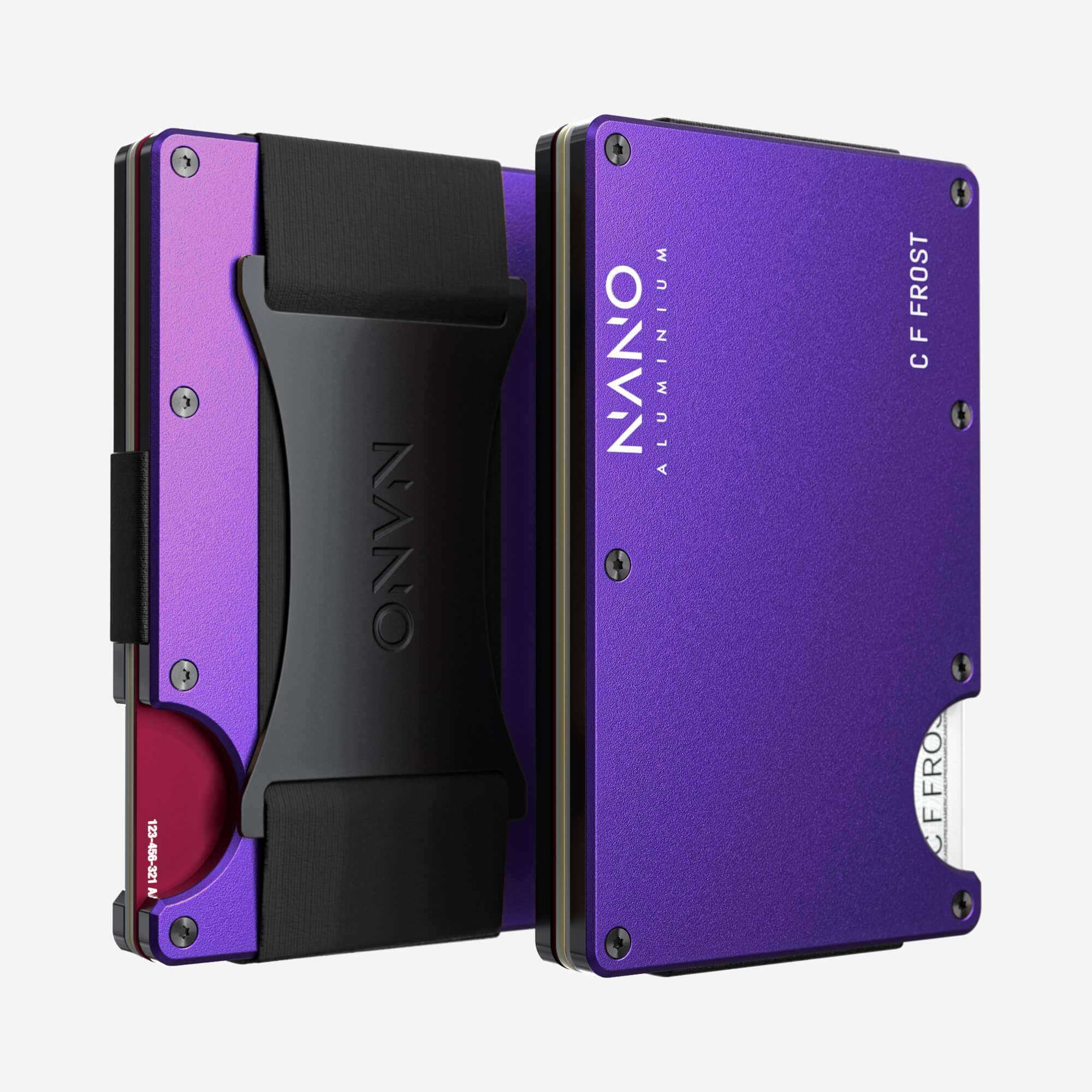 Personalised Cash Strap Wallet (Nebula Purple)