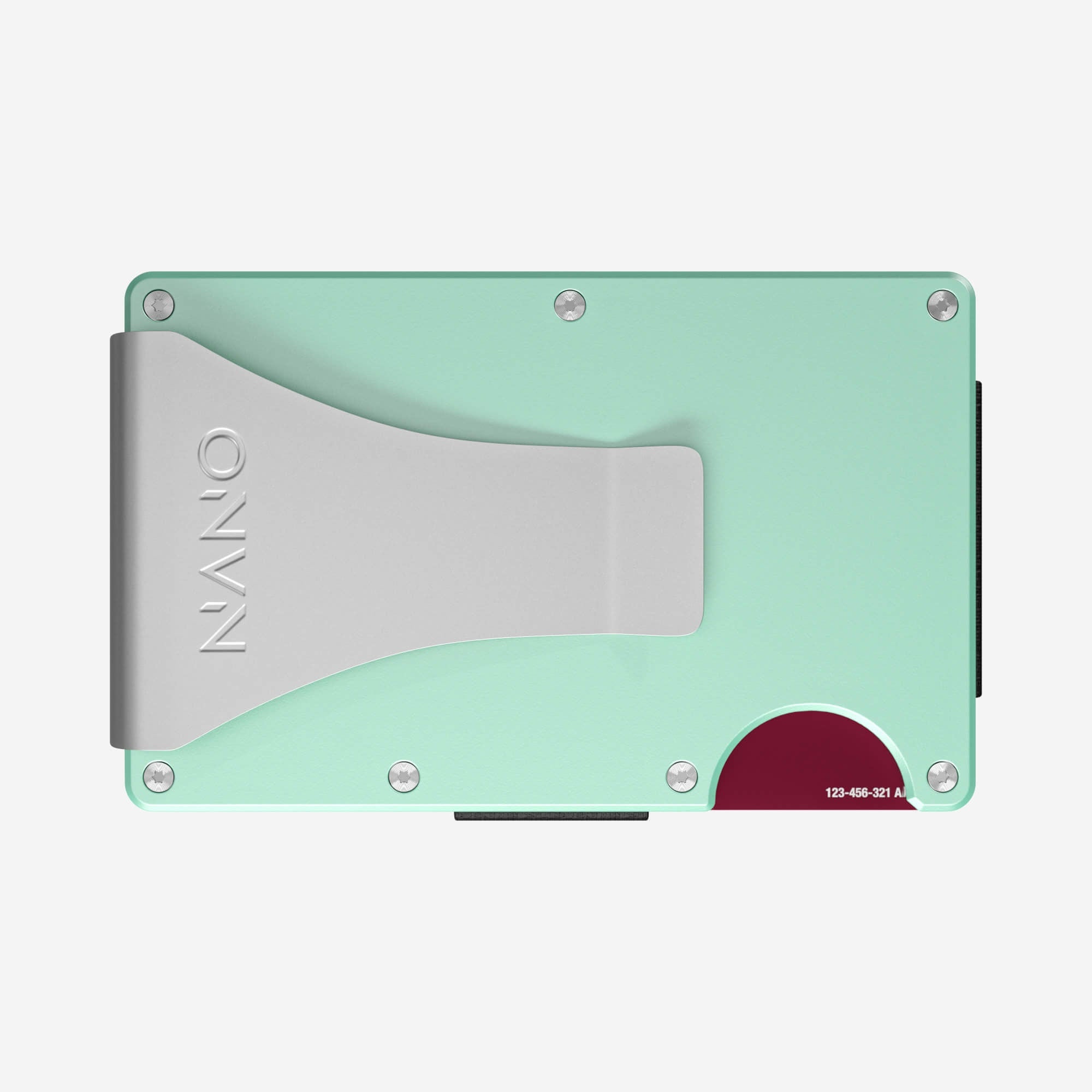 Personalised Money Clip Wallet (Orchard Mint)