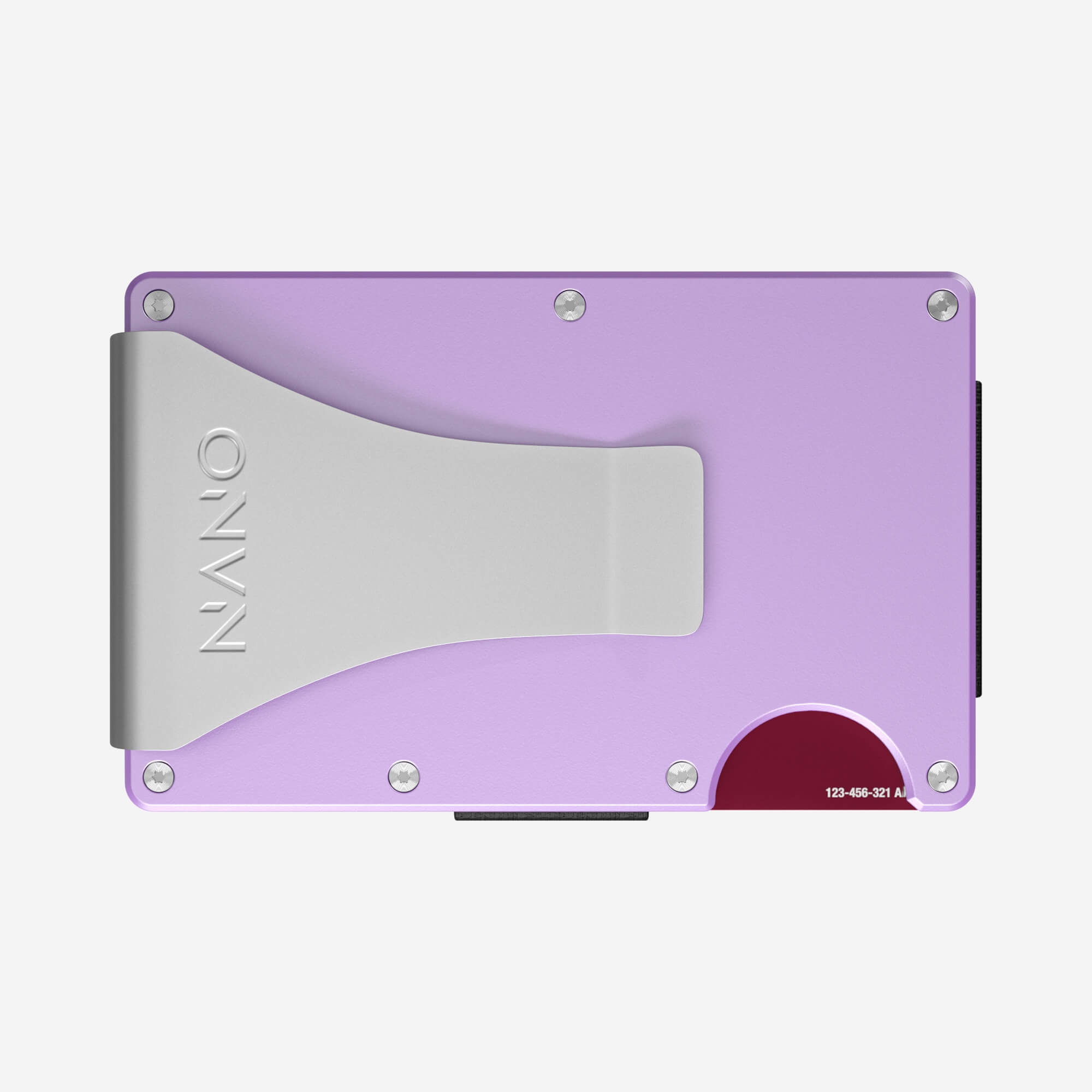 Personalised Money Clip Wallet (Twilight Lilac)