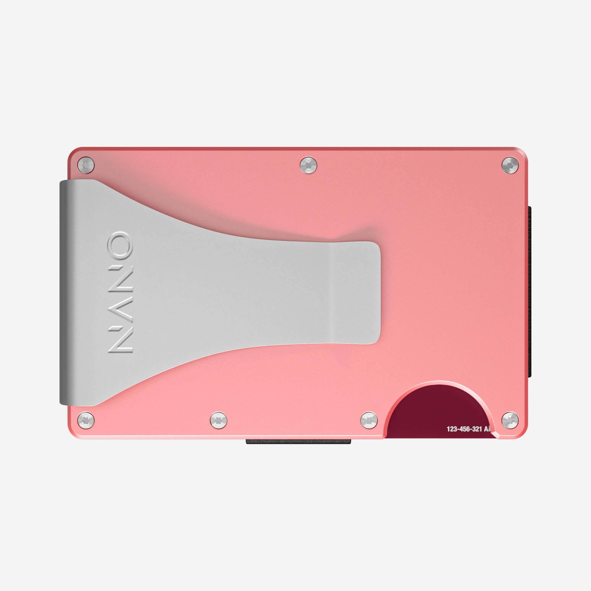 Personalised Money Clip Wallet (Sunset Blush)