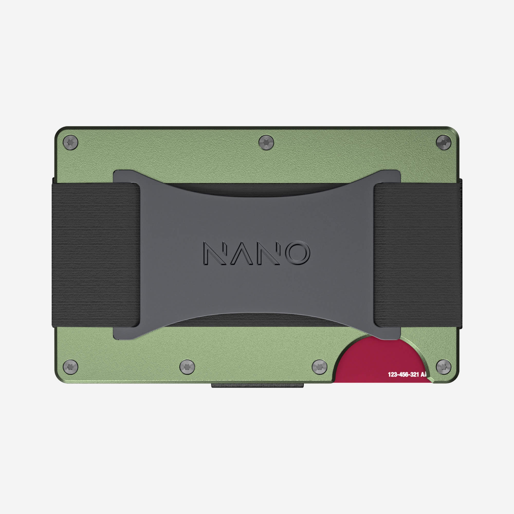 Personalised Cash Strap Wallet (Heritage Green)