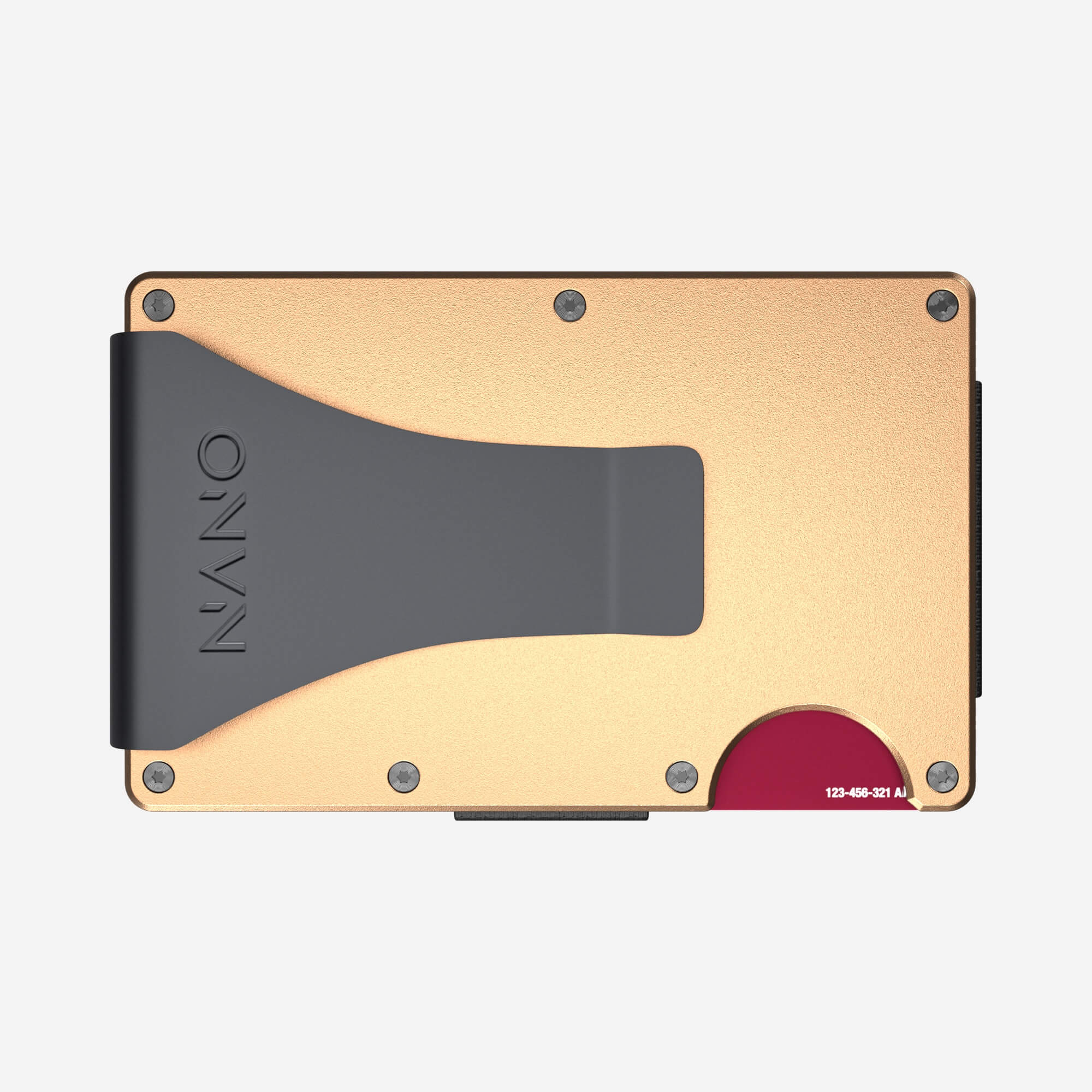 Personalised Money Clip Wallet (Spectre Gold)