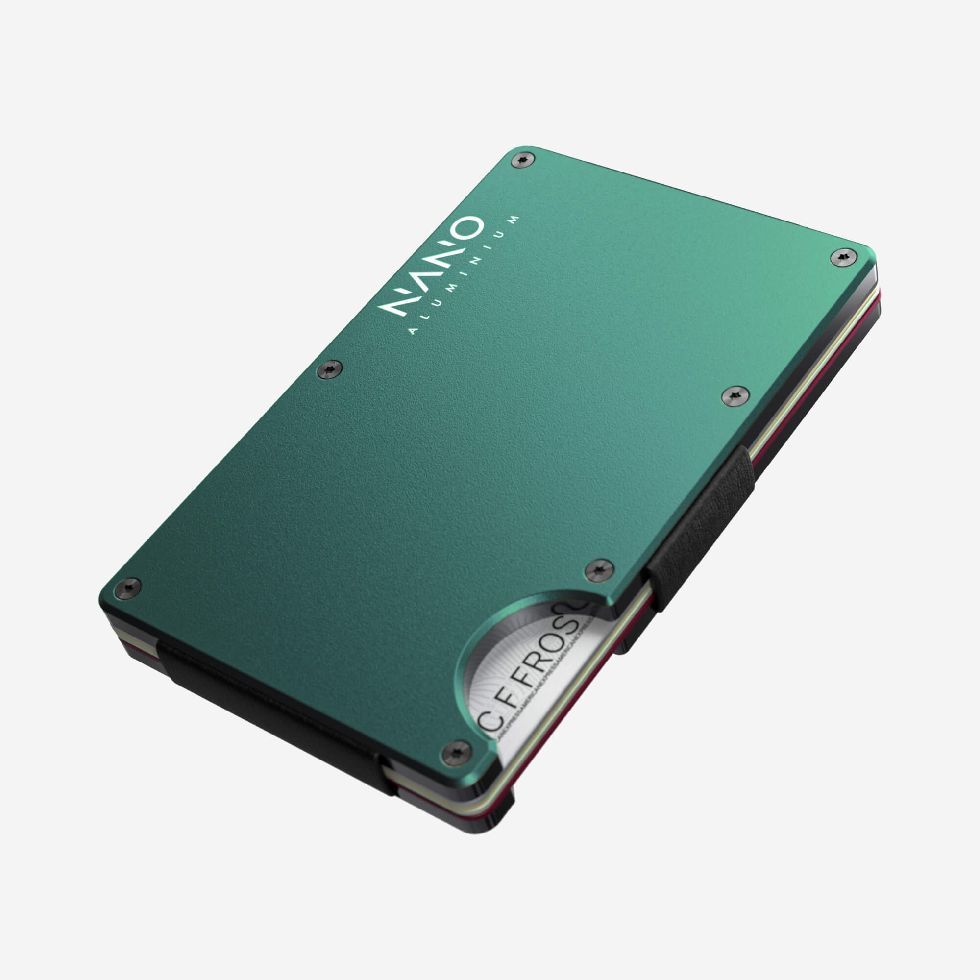 AirTag Money Clip Wallet (Racing Green)