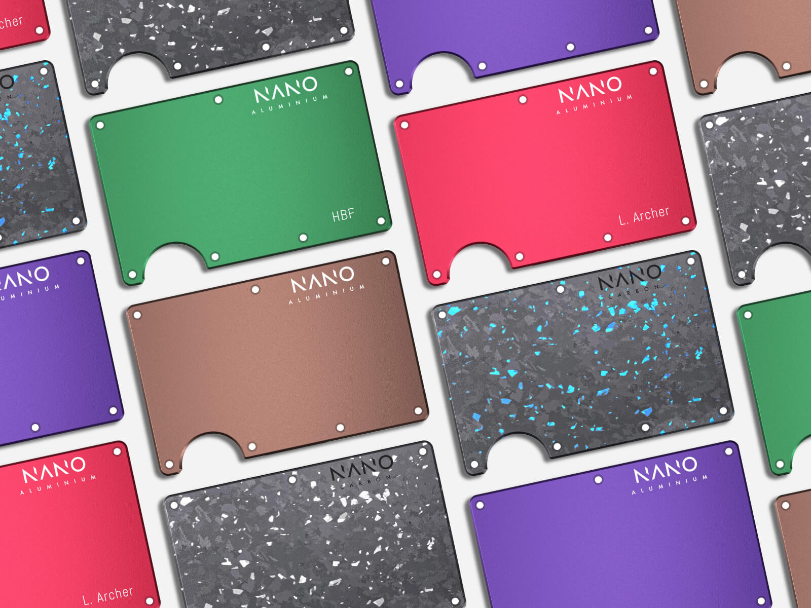 NANO Wallets - Wallet Cover Plates