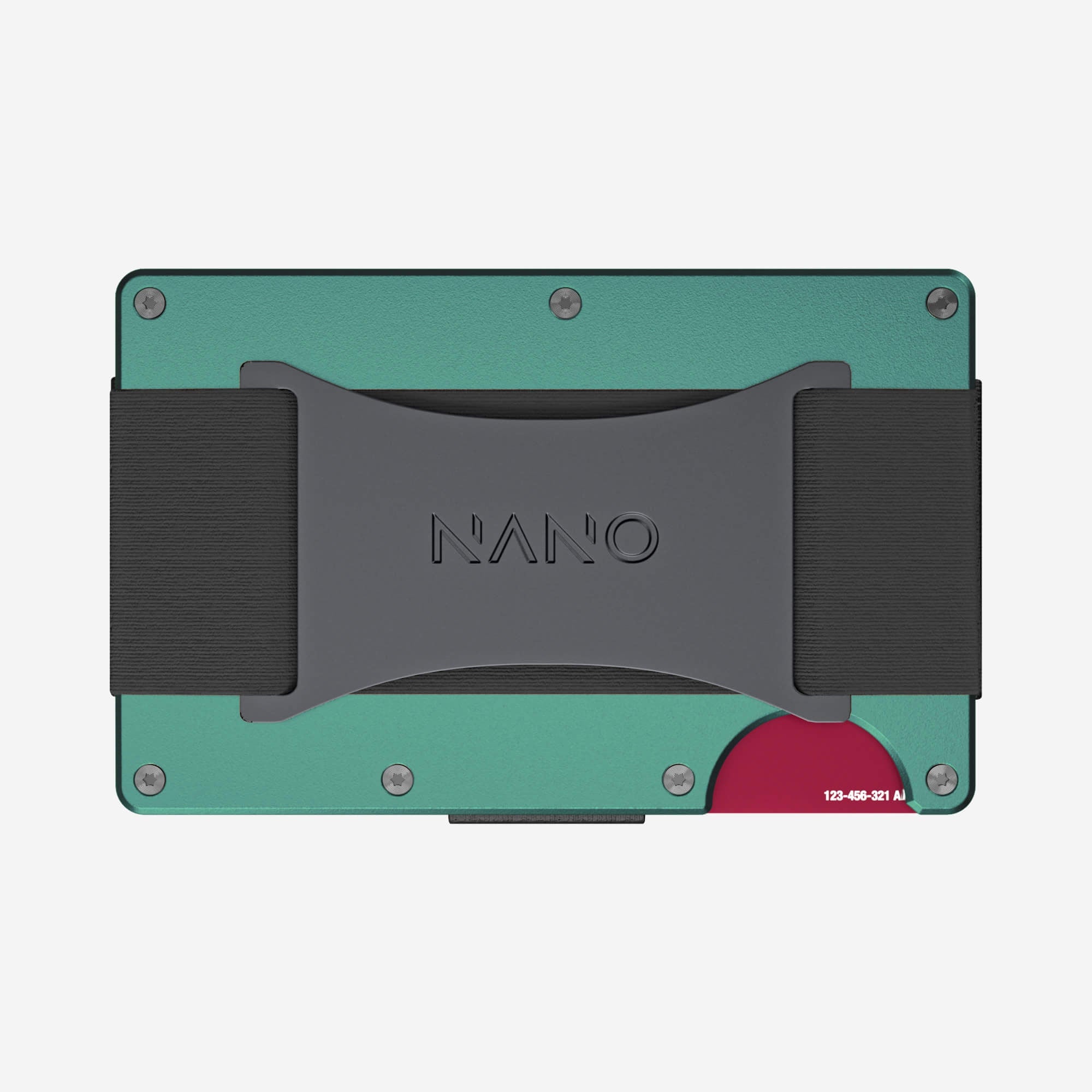 Personalised Cash Strap Wallet (Racing Green)